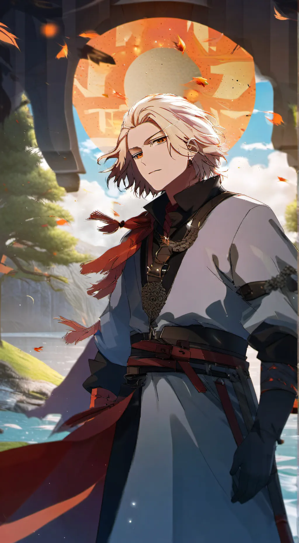 ai character: Sōma  background