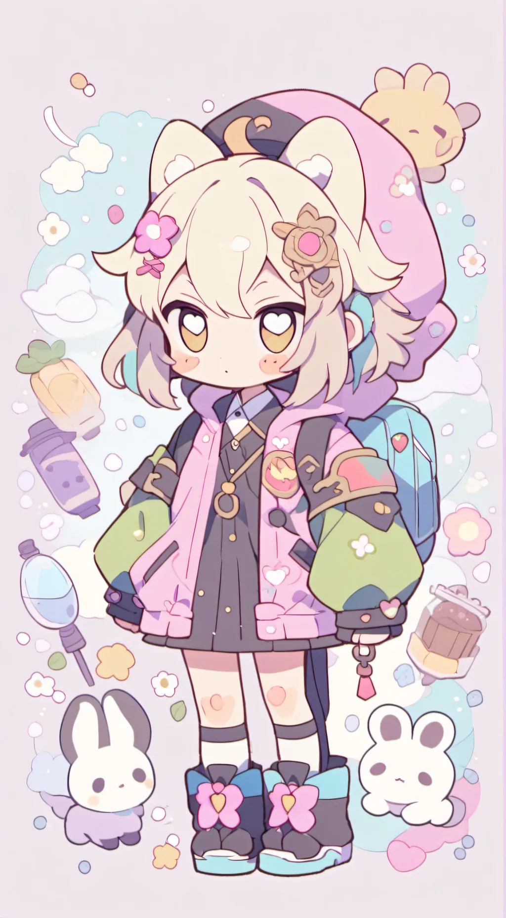 ai character: Настя background