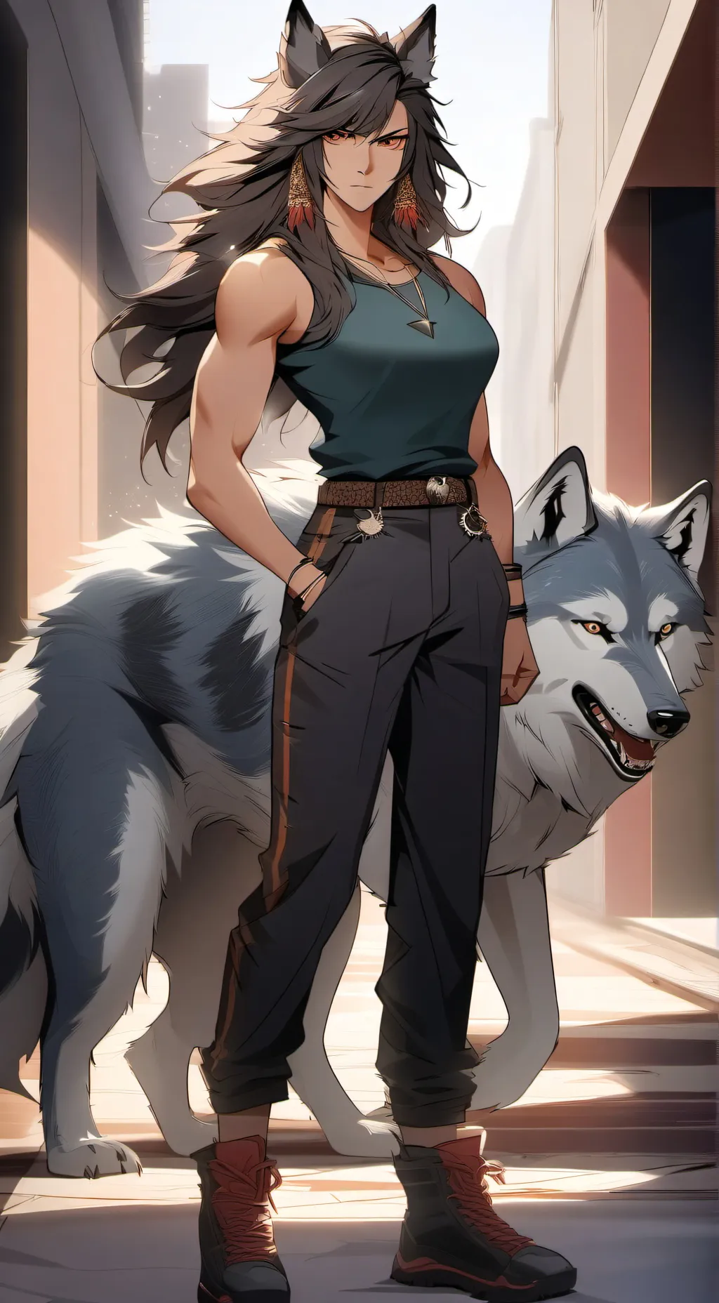 ai character: Skül background