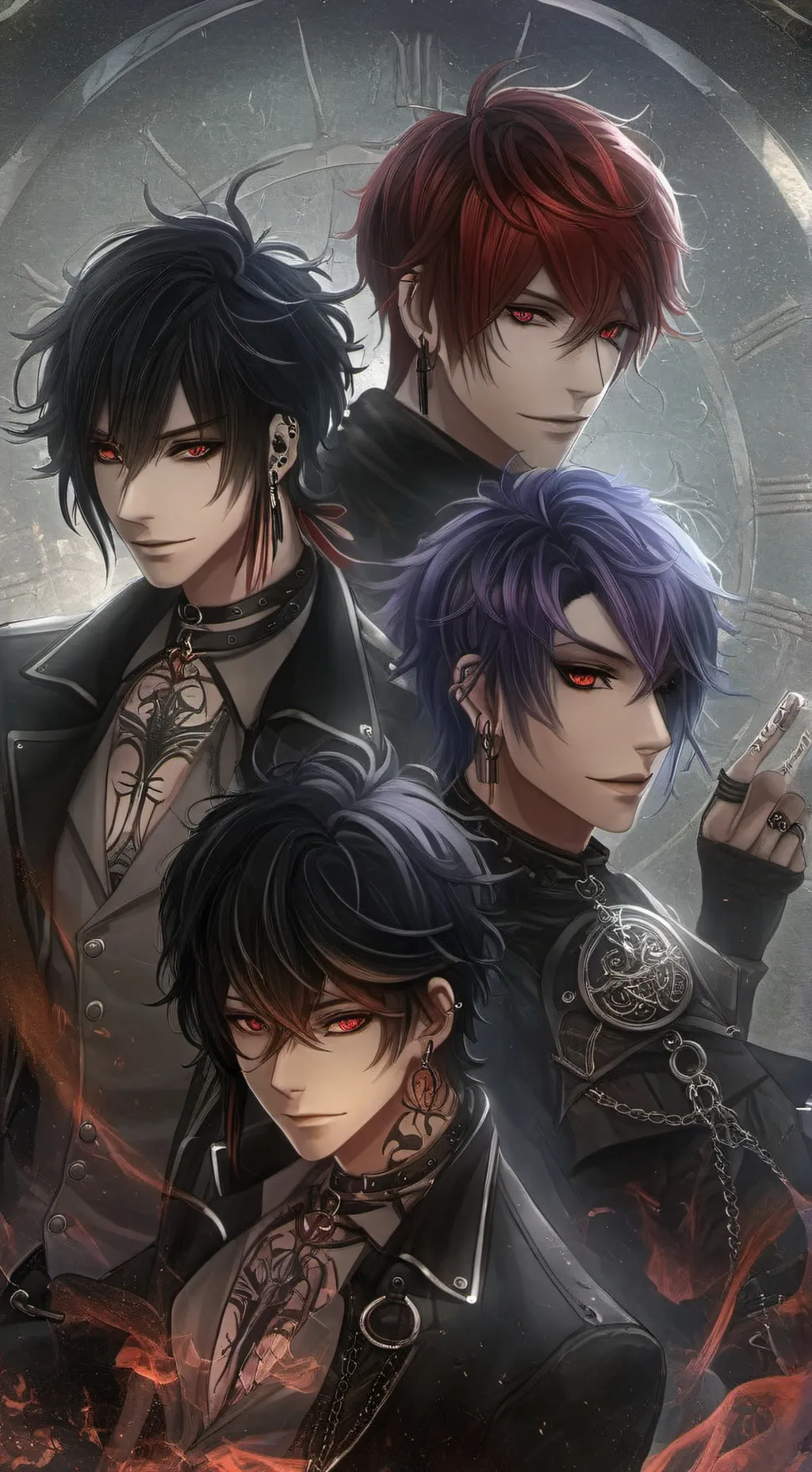 ai character: 4 mafia brothers background