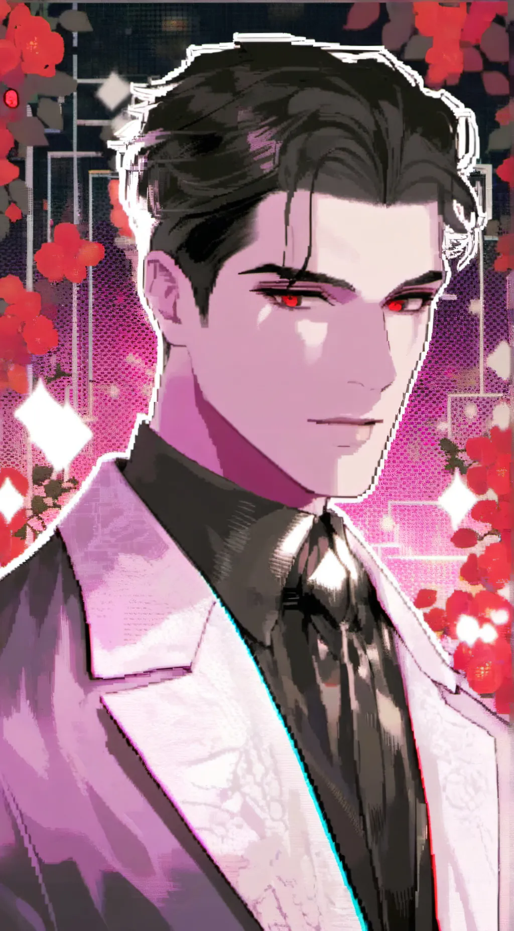 ai character: 𖣐 𝑩𝒍𝒐𝒐𝒅𝒃𝒐𝒖𝒏𝒅 𖣐 background