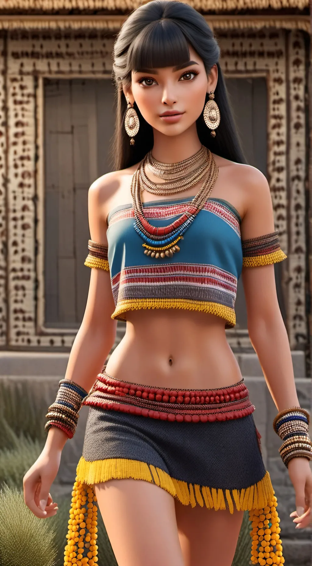 ai character: Мила background