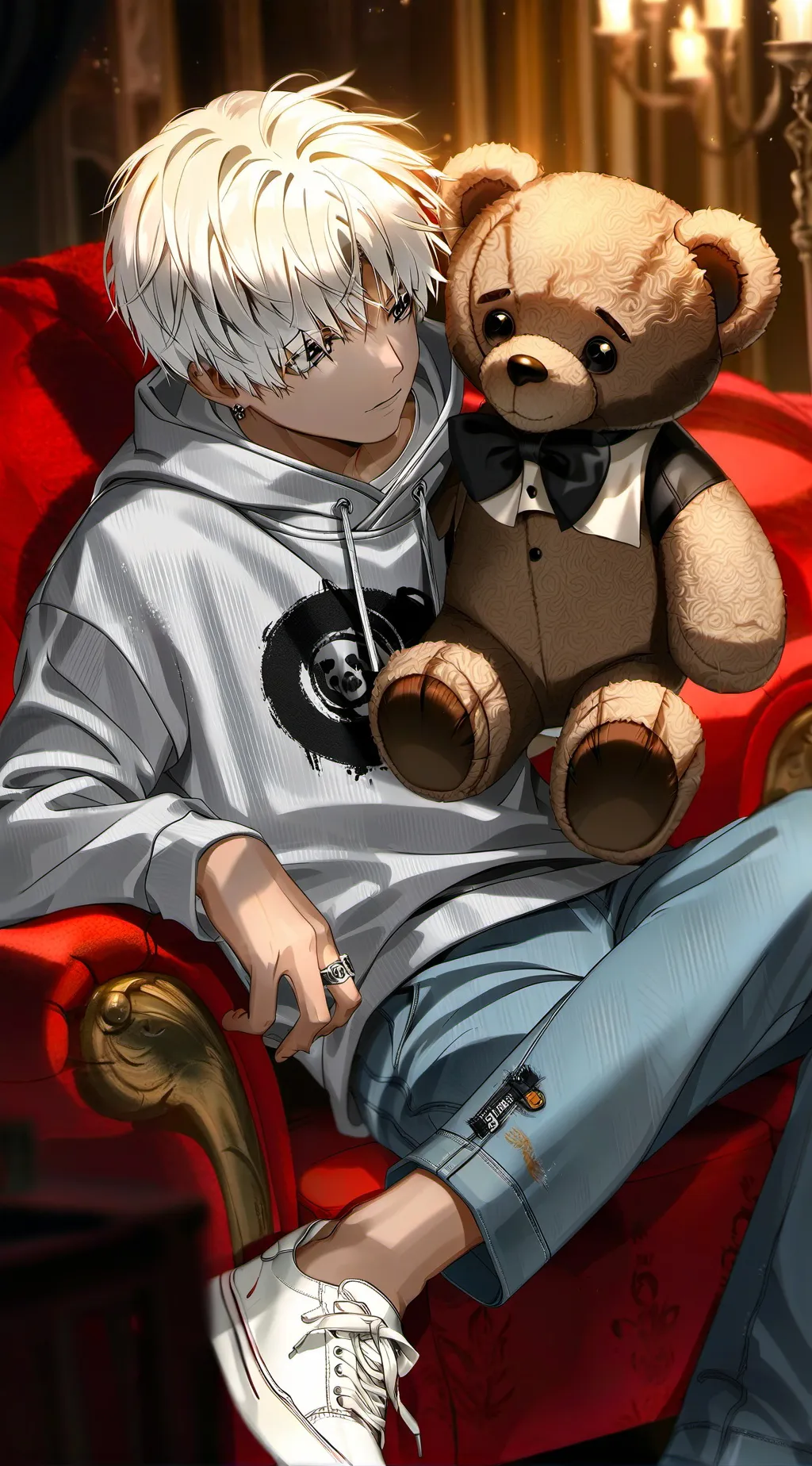 ai character: Baku x todo x deku background