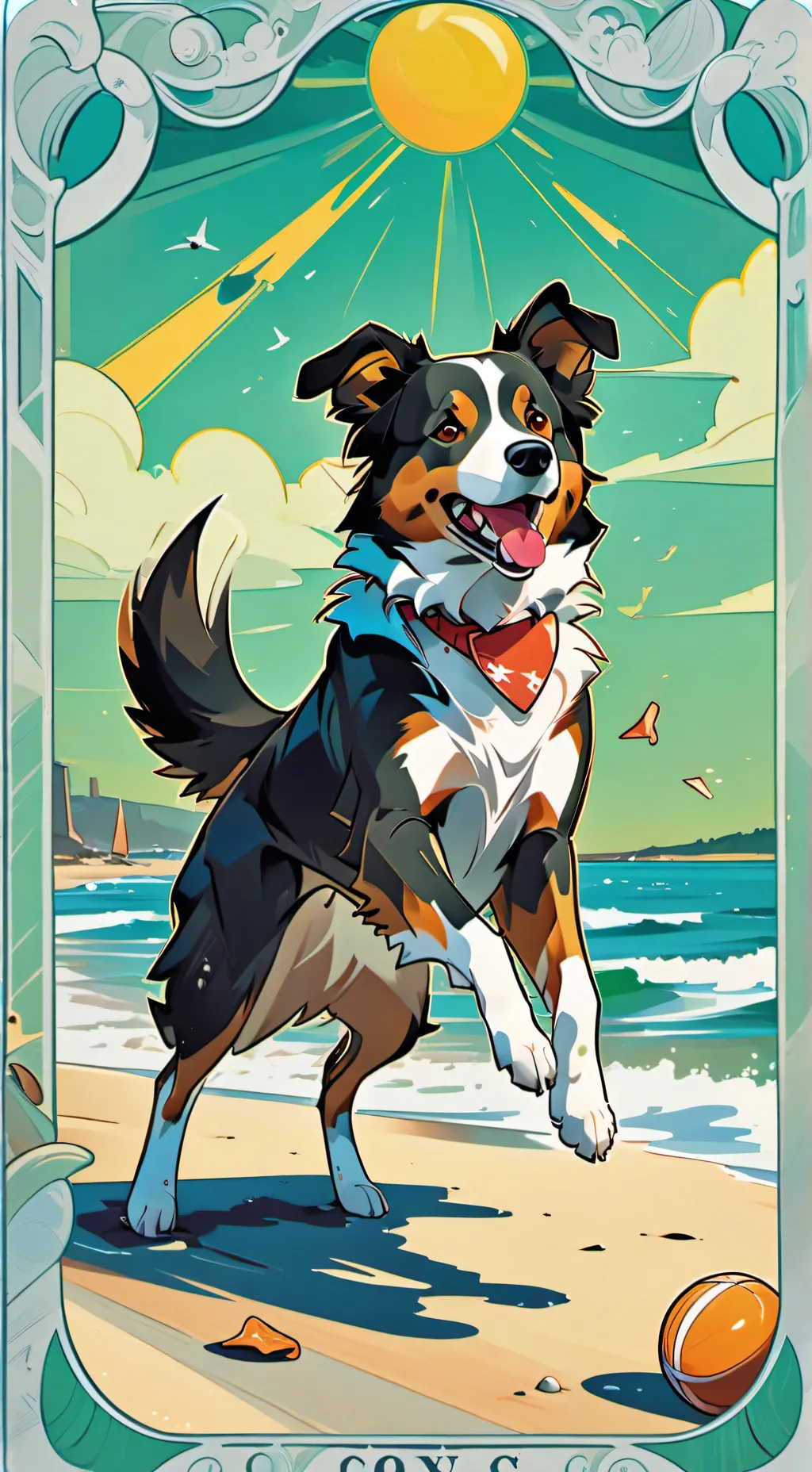 ai character: au au alora pet background
