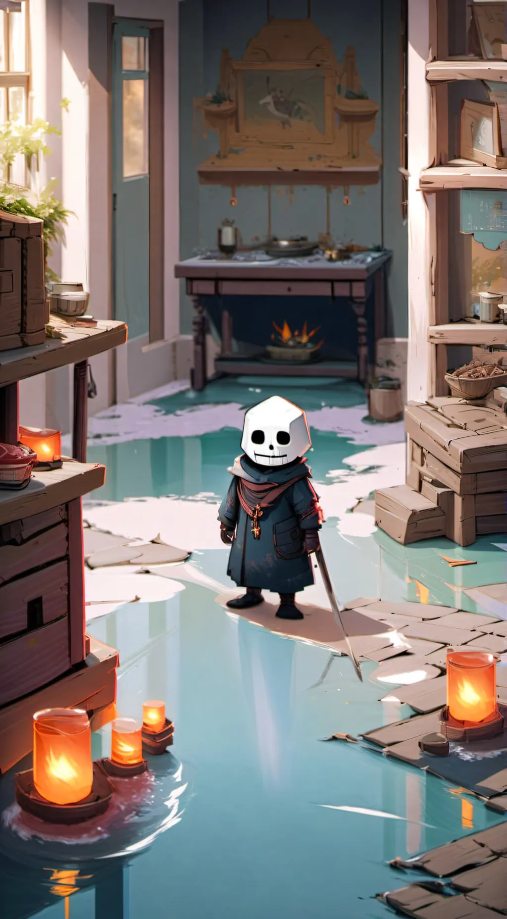 ai character: Meme background