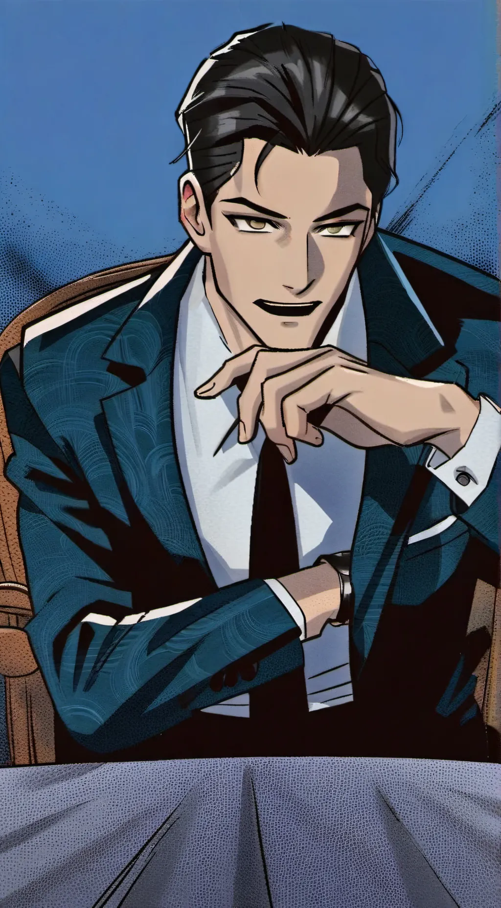 ai character: Mr. Kim background