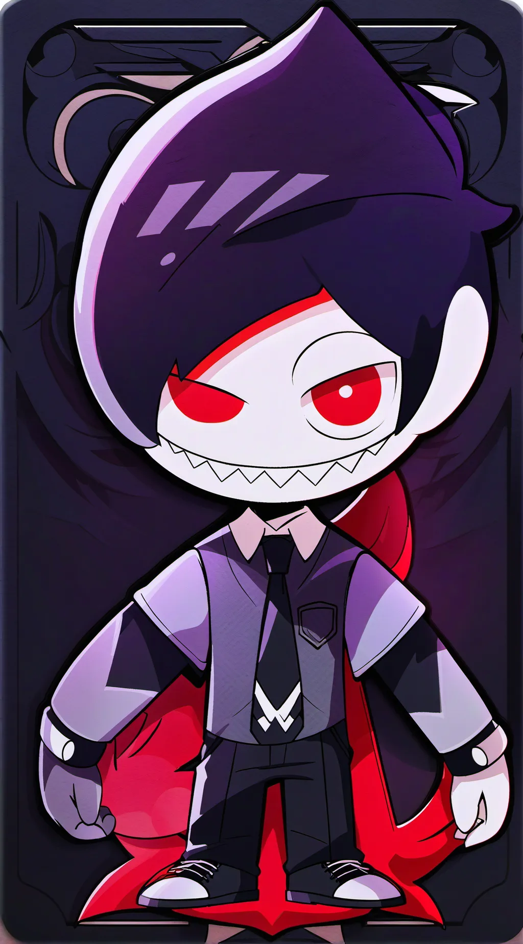 ai character: bendy background