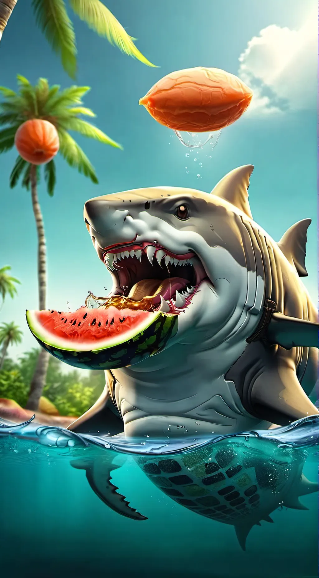 ai character: Megalodon background