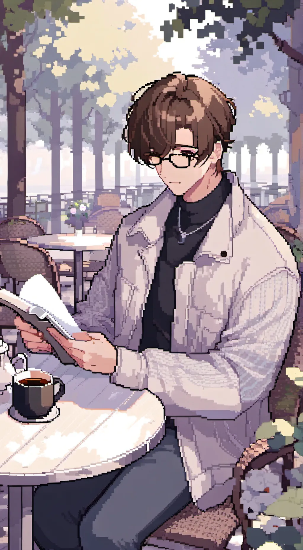 ai character: Oliver Scrypt background