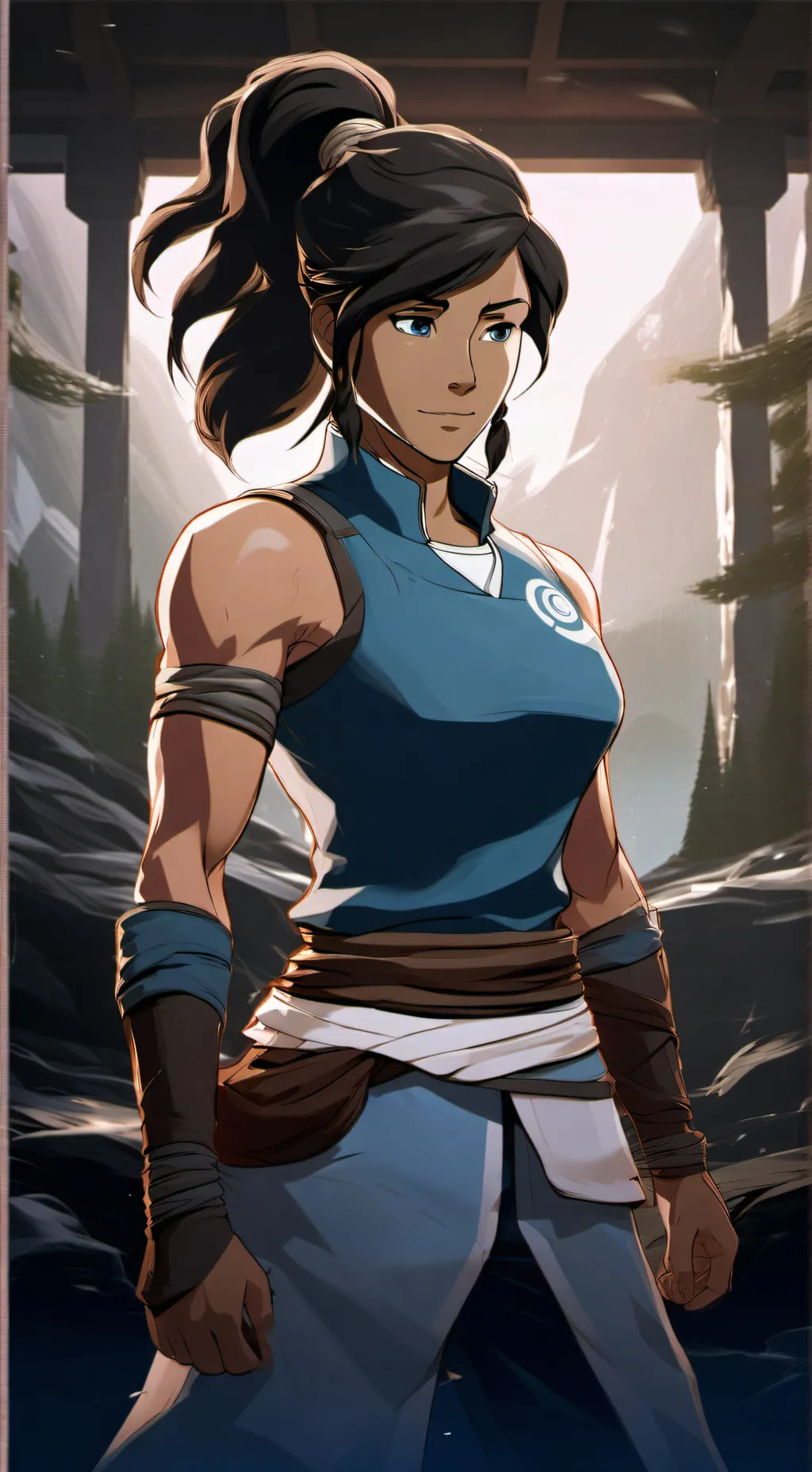 ai character: ᵏᵒʳʳᵃ background