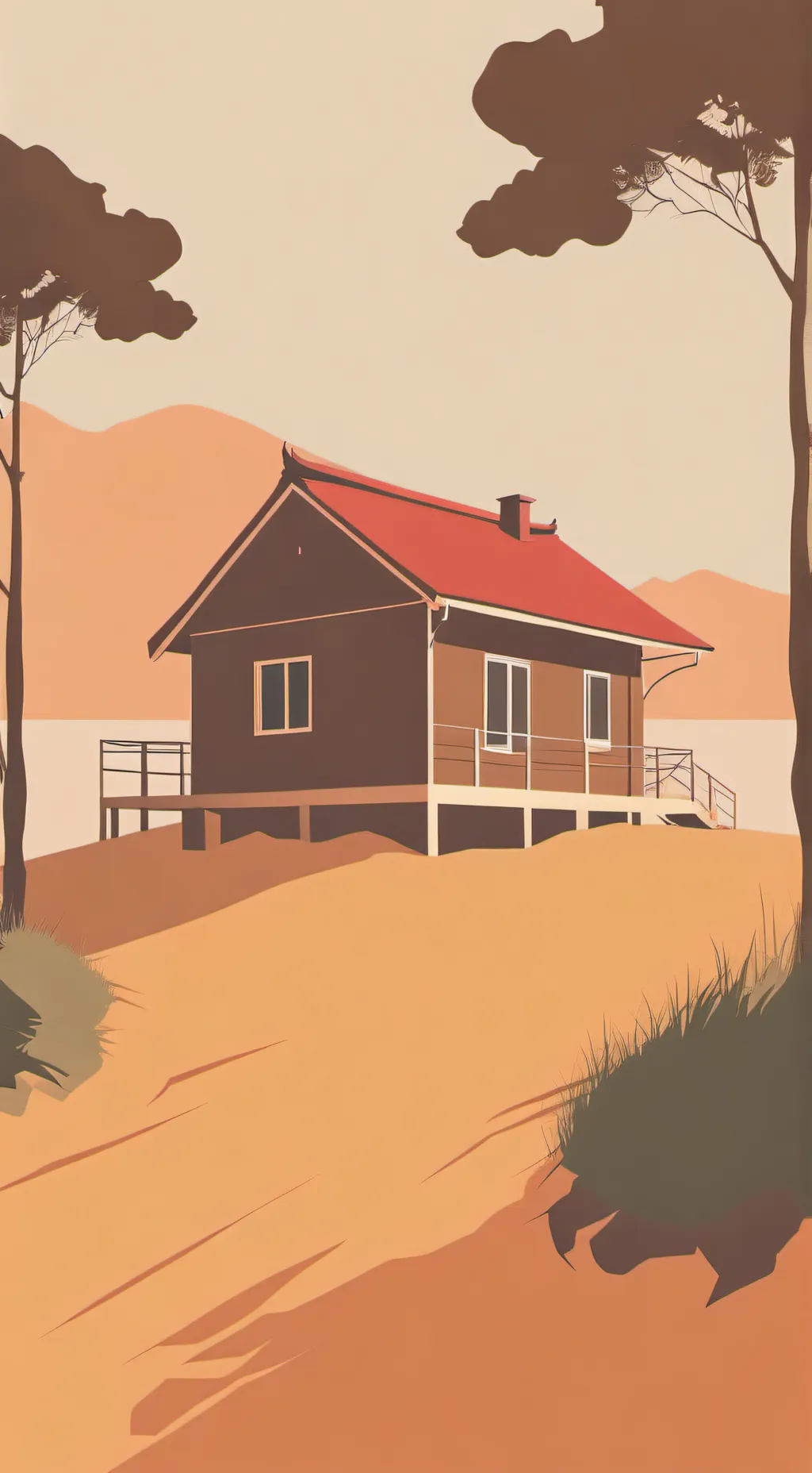 ai character: black sawn inn background