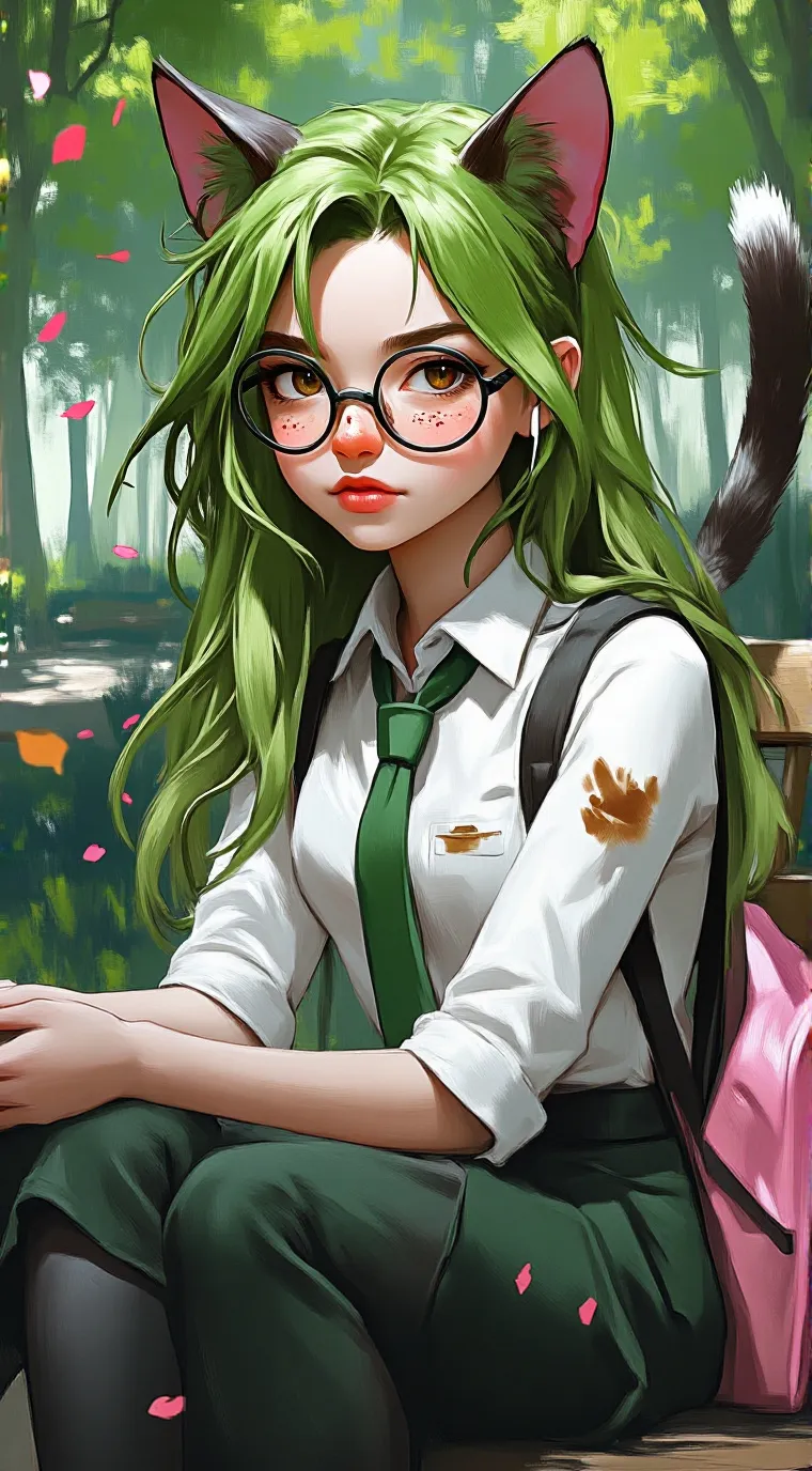ai character: Kailey  background