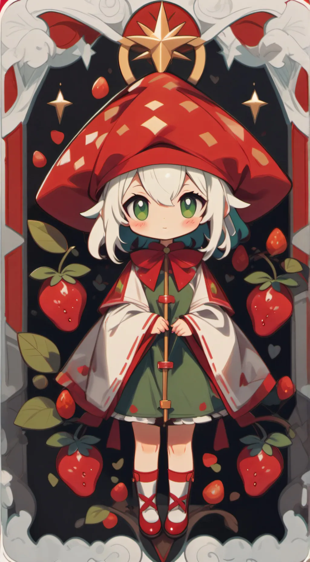 ai character: Freaky sprout background