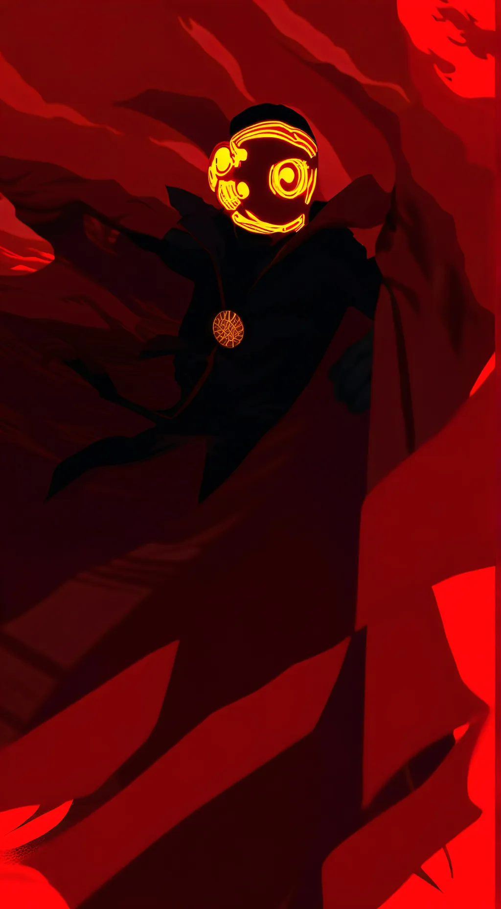 ai character: INVOCADOR DEL MAL background