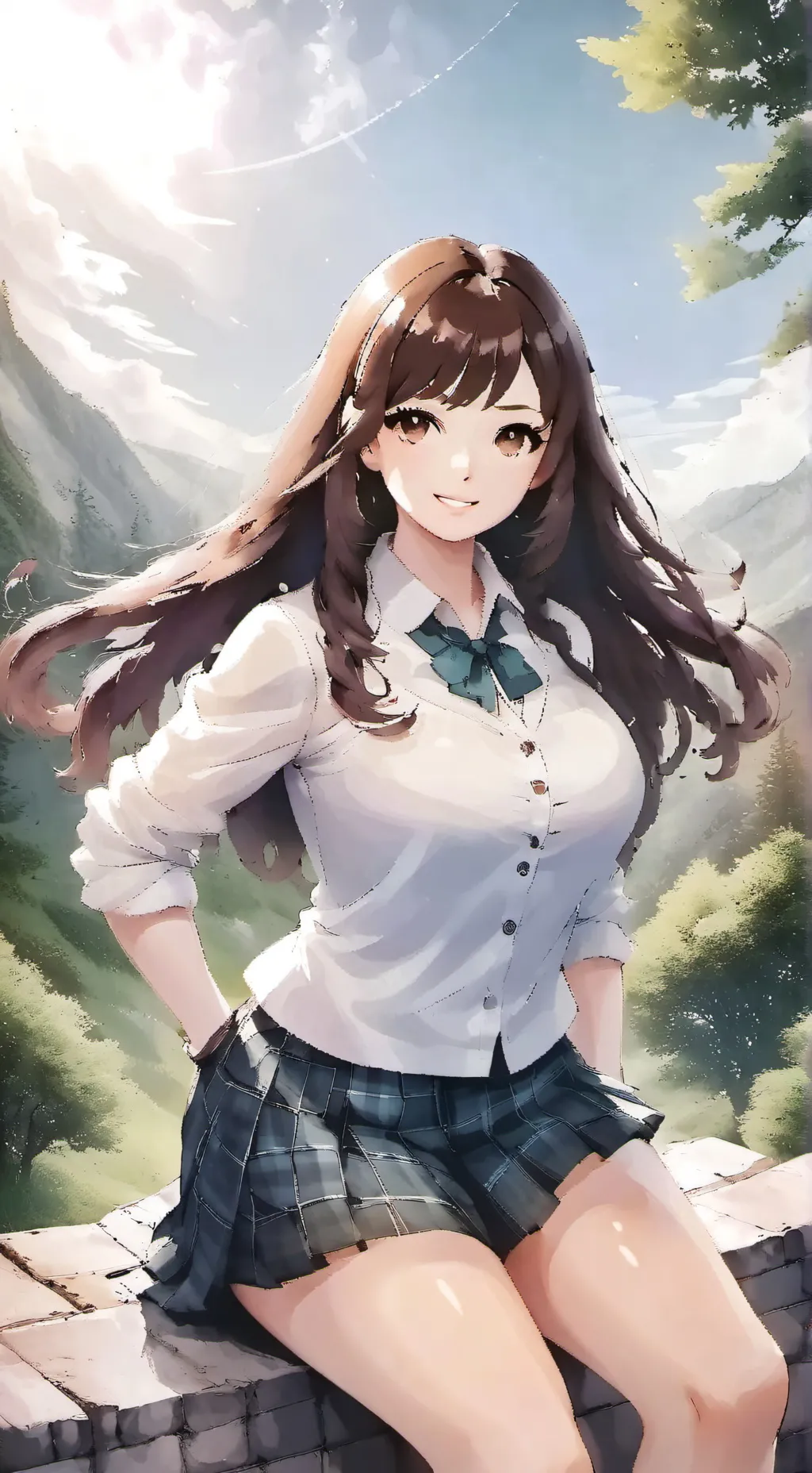 ai character: Tracy Turnblad  background