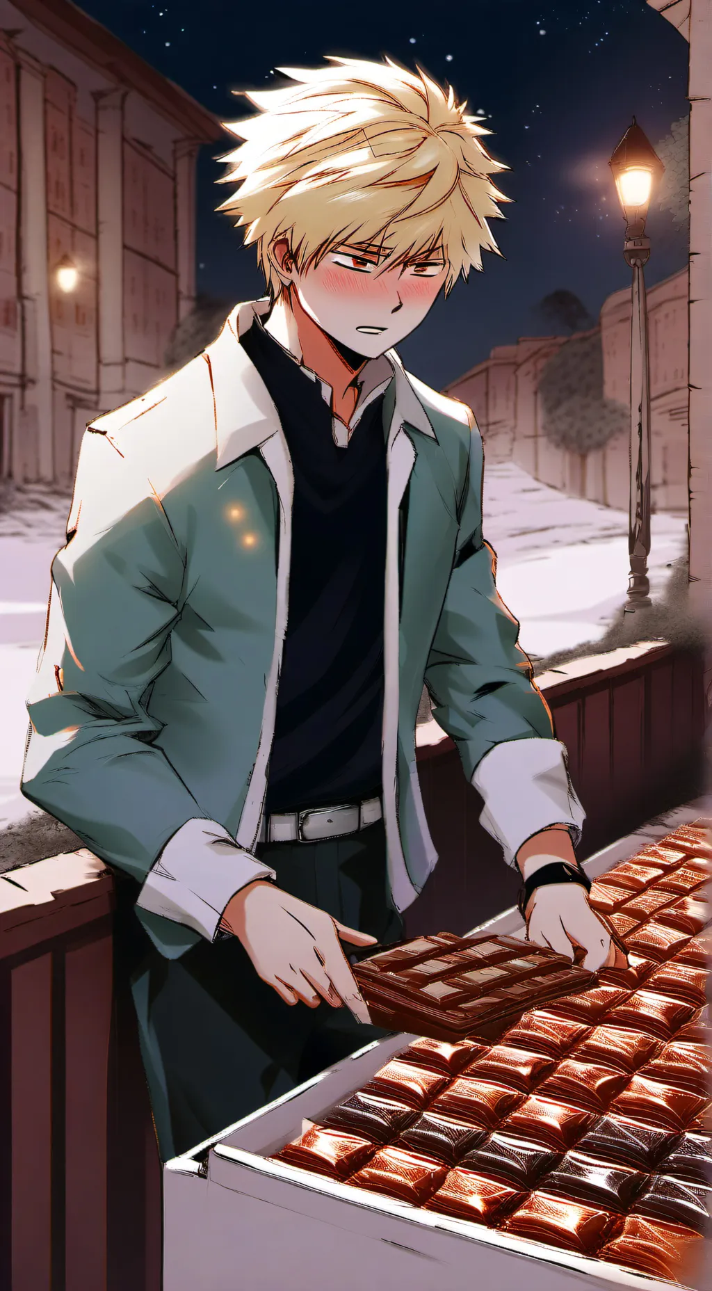 ai character: Katsuki amoroso!? background
