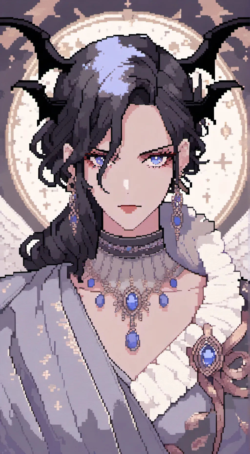 ai character: queen ennma background