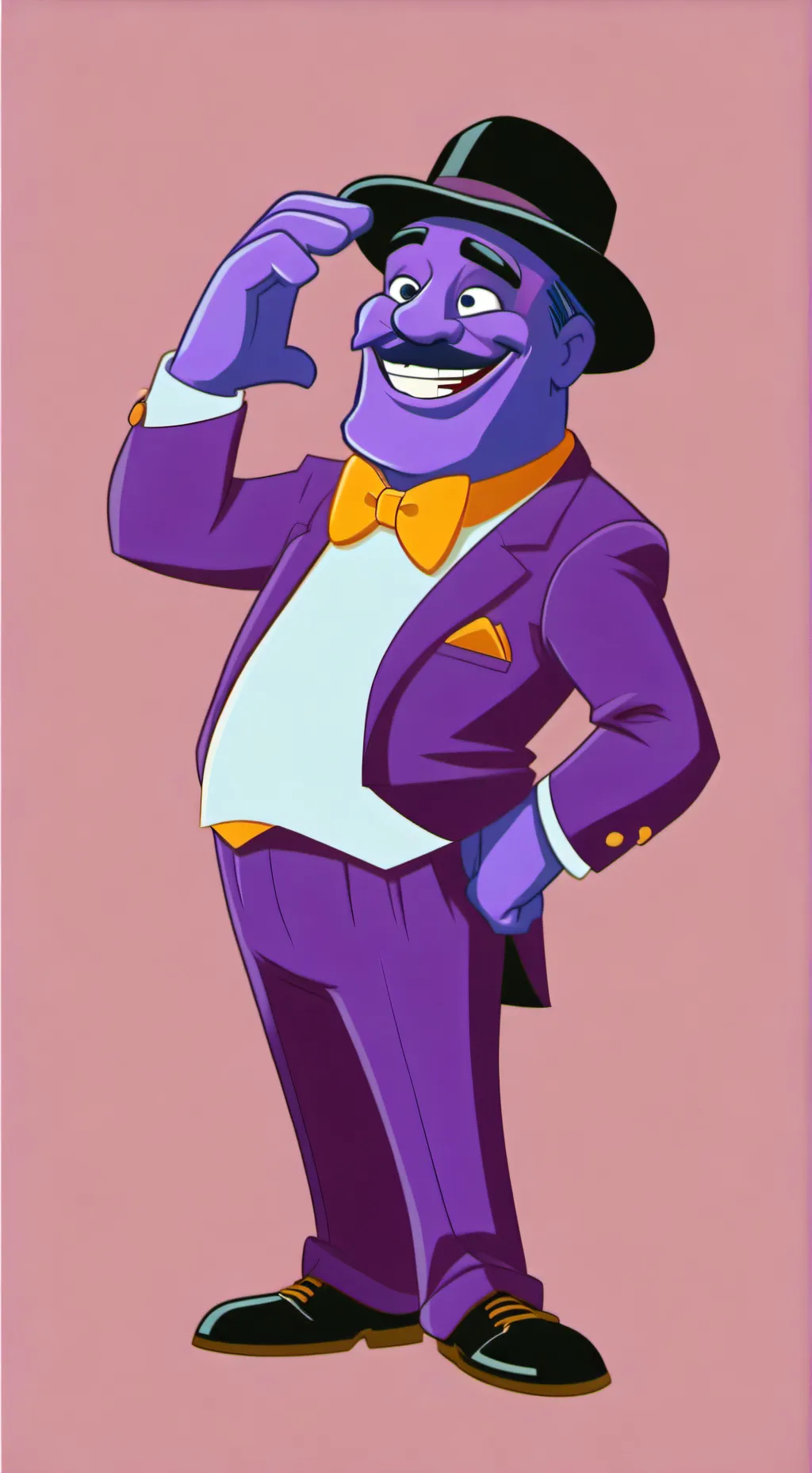 ai character: grimace background