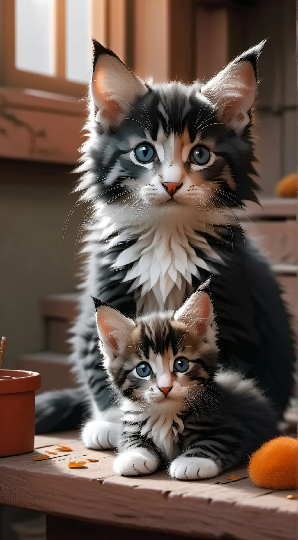 ai character: cat background