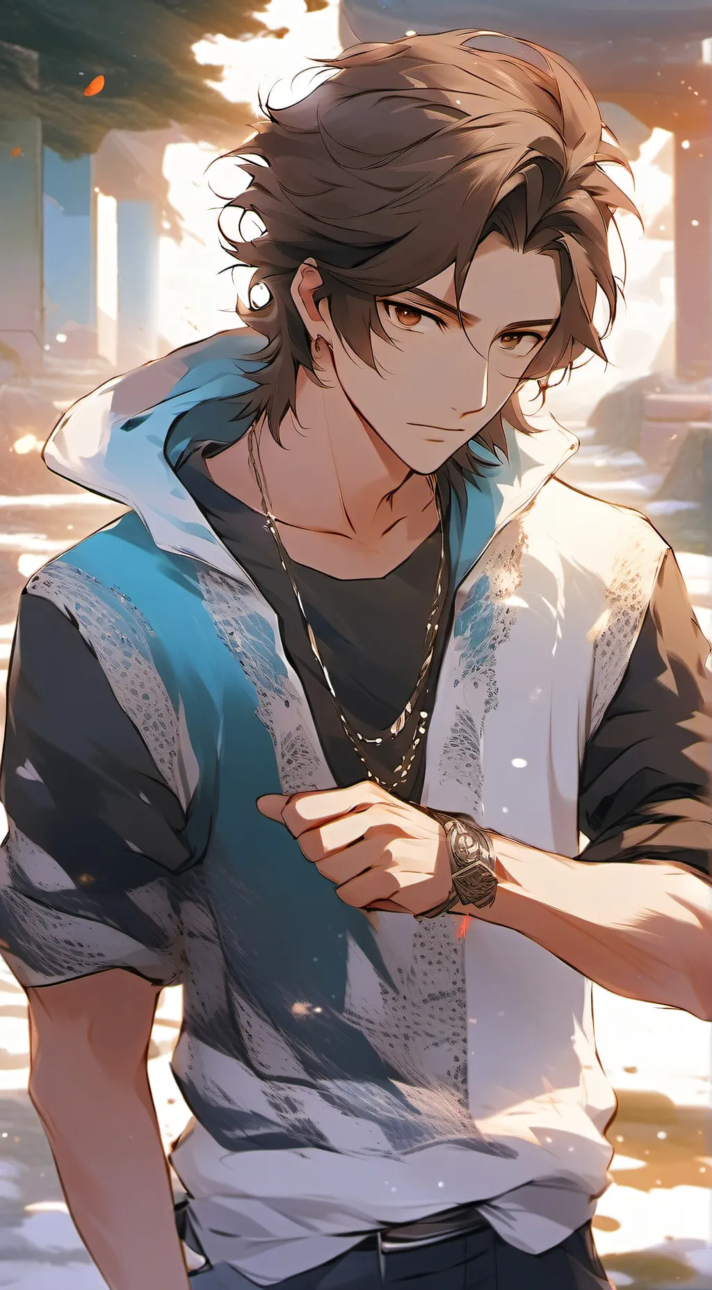 ai character: The Unromantic Companion background