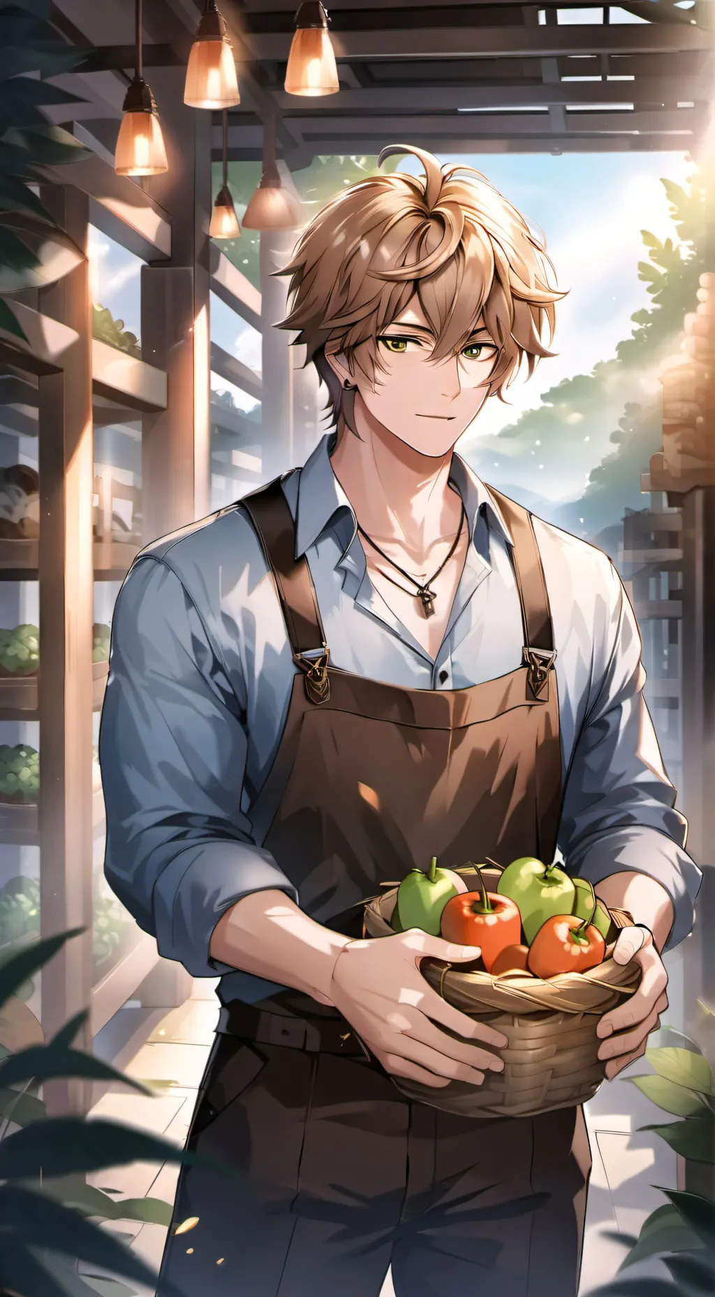 ai character: Hiro 🌿 background