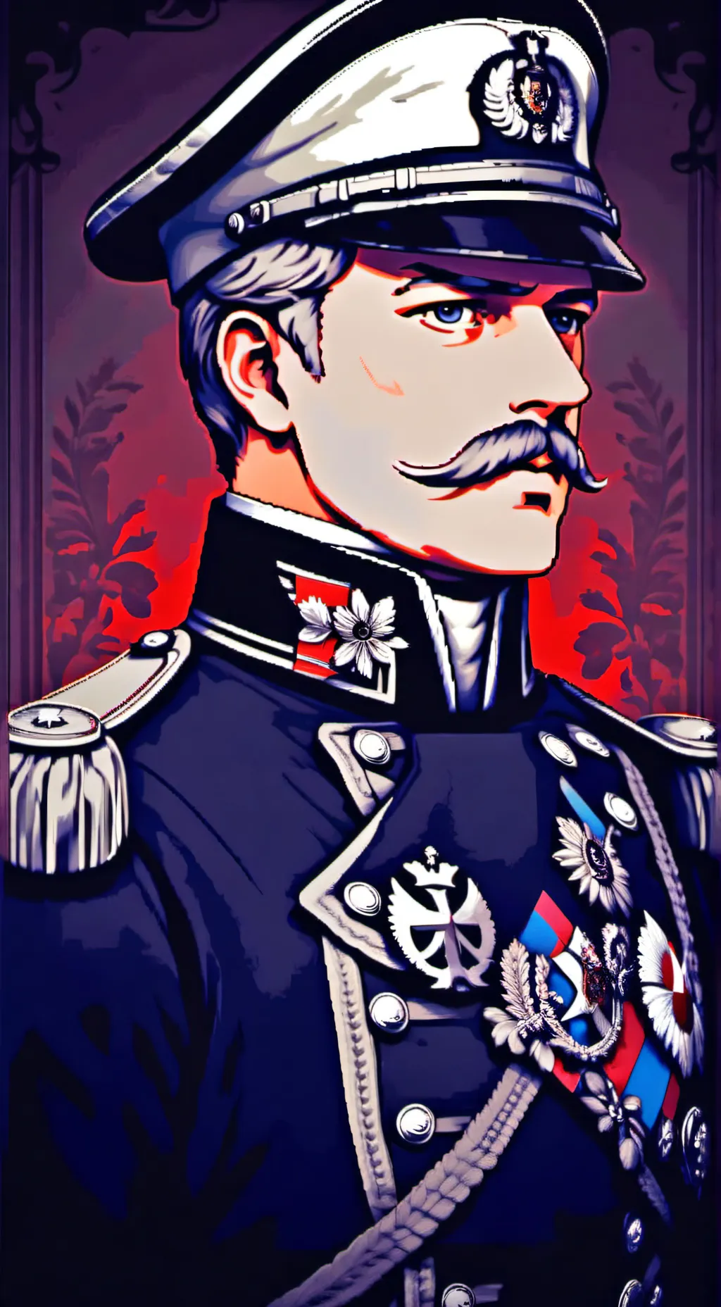ai character: Bismarck background