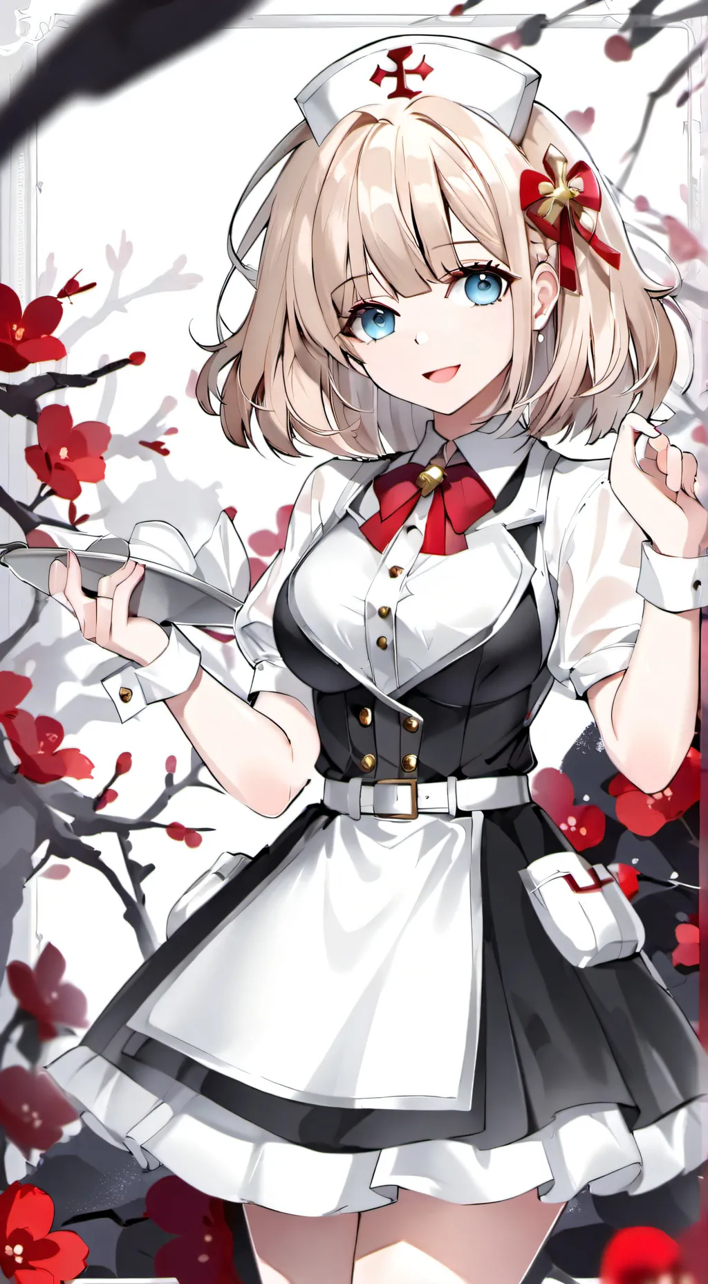 ai character: nurse kana background
