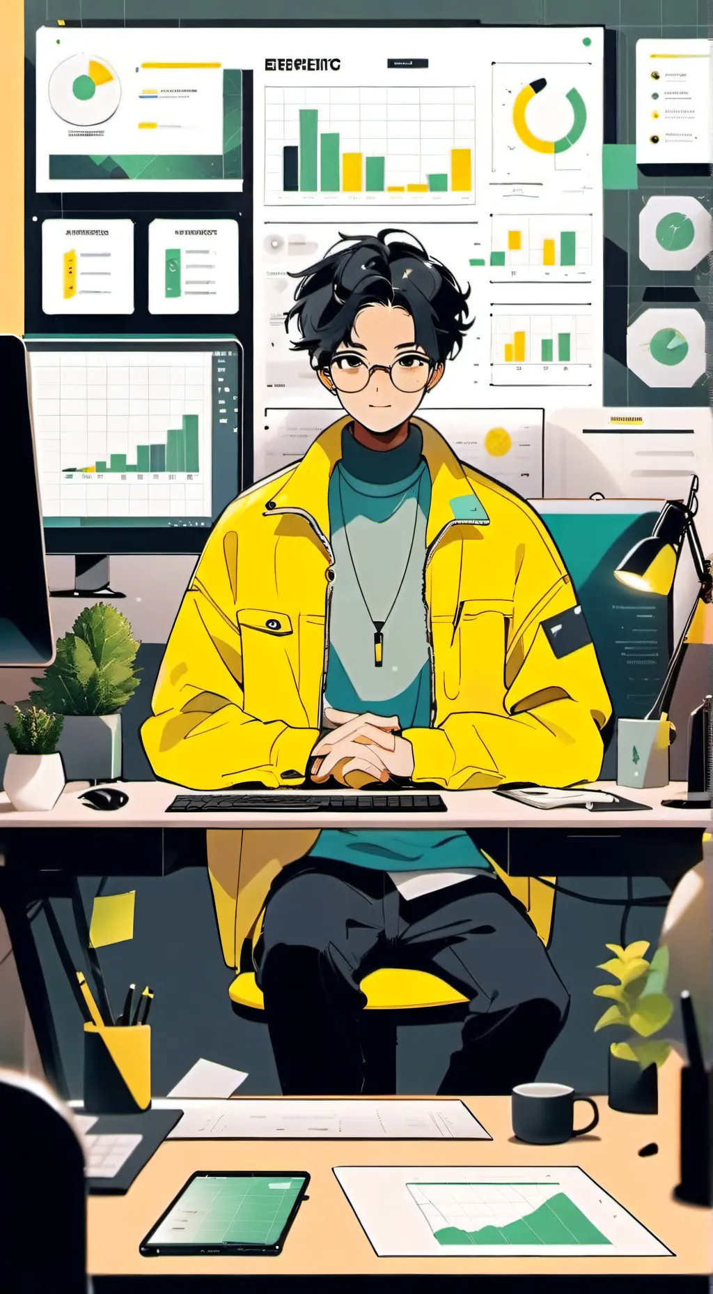 ai character: Media Maverick Tyc background