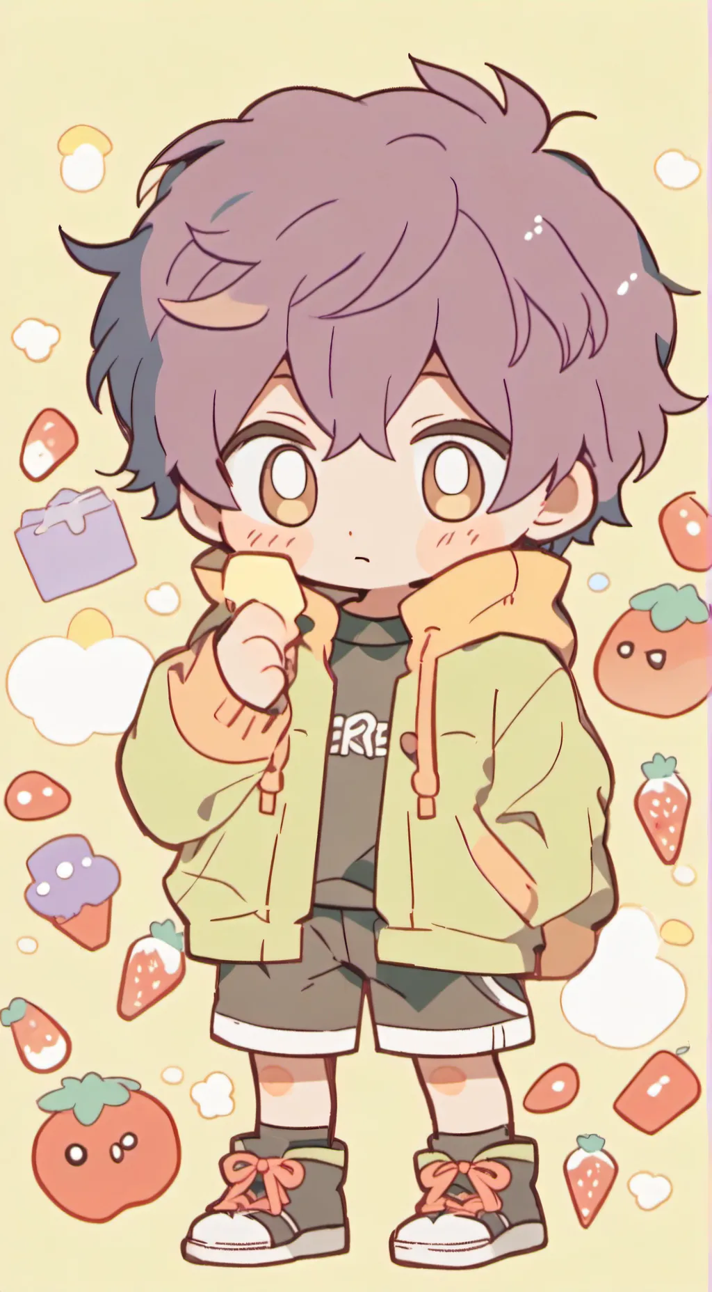 ai character: Tamaki Amajiki🦑🐚 background