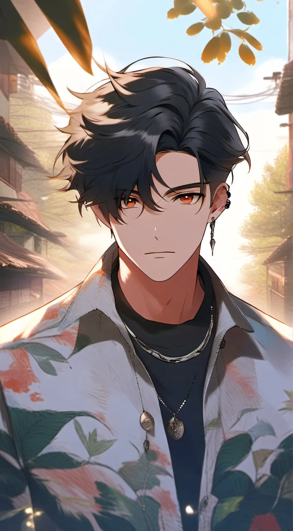ai character: Phoenix  background