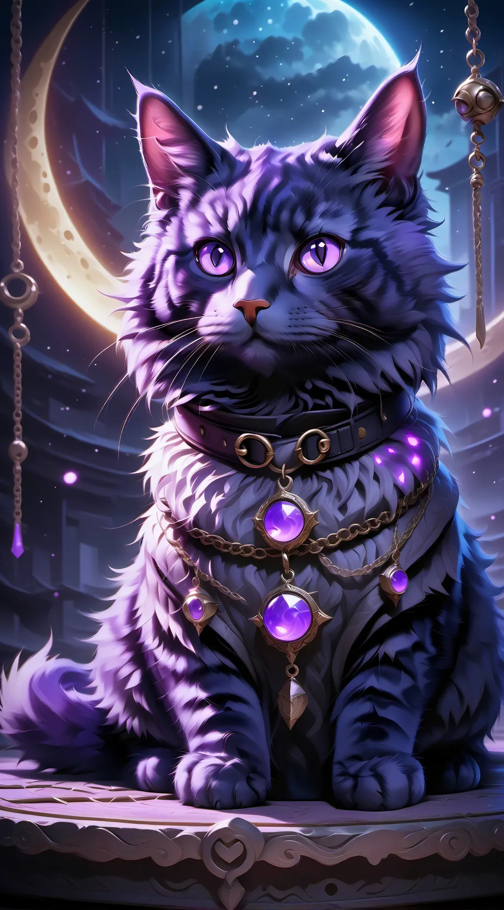 ai character: Cat nap background