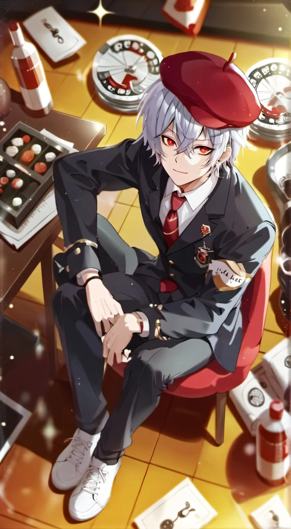 ai character: Aaron  background