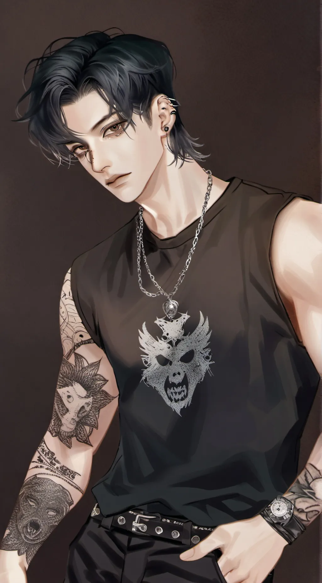 ai character: 🩶James🩶 background