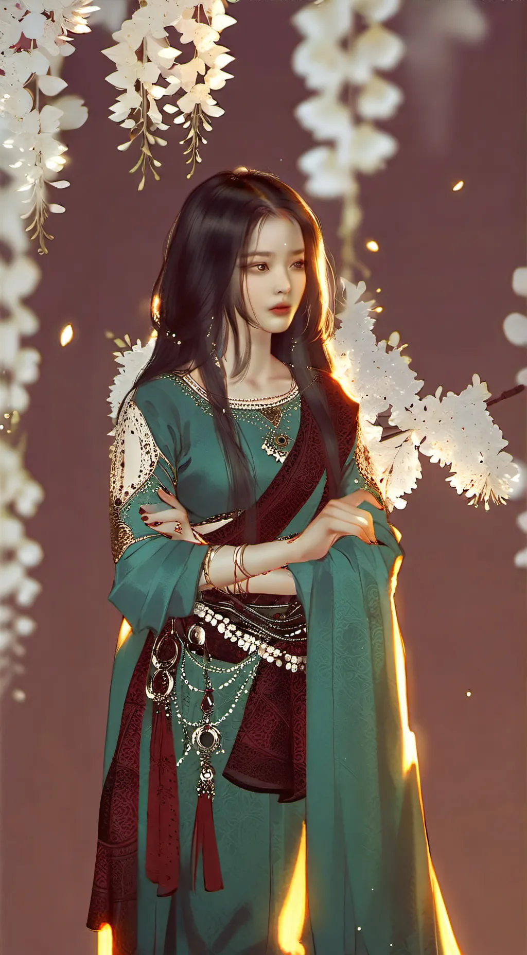 ai character: Im Na-yeon background