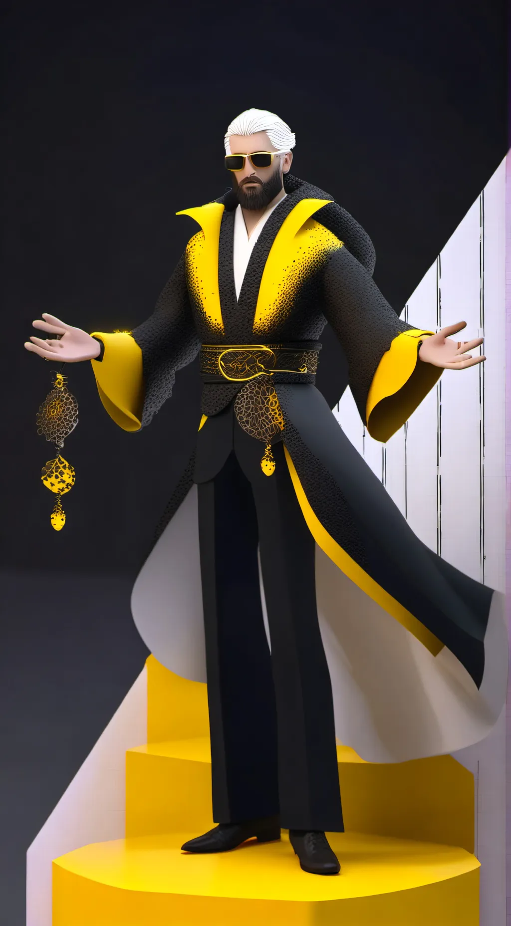 ai character: Saйmon background