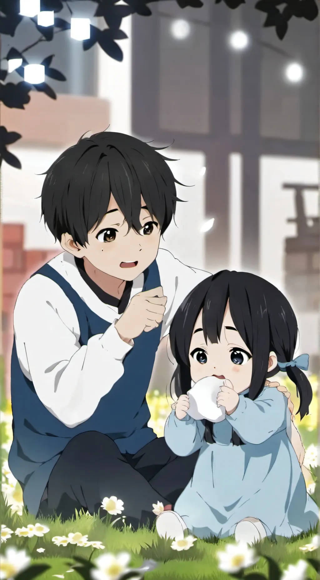 ai character: babies background