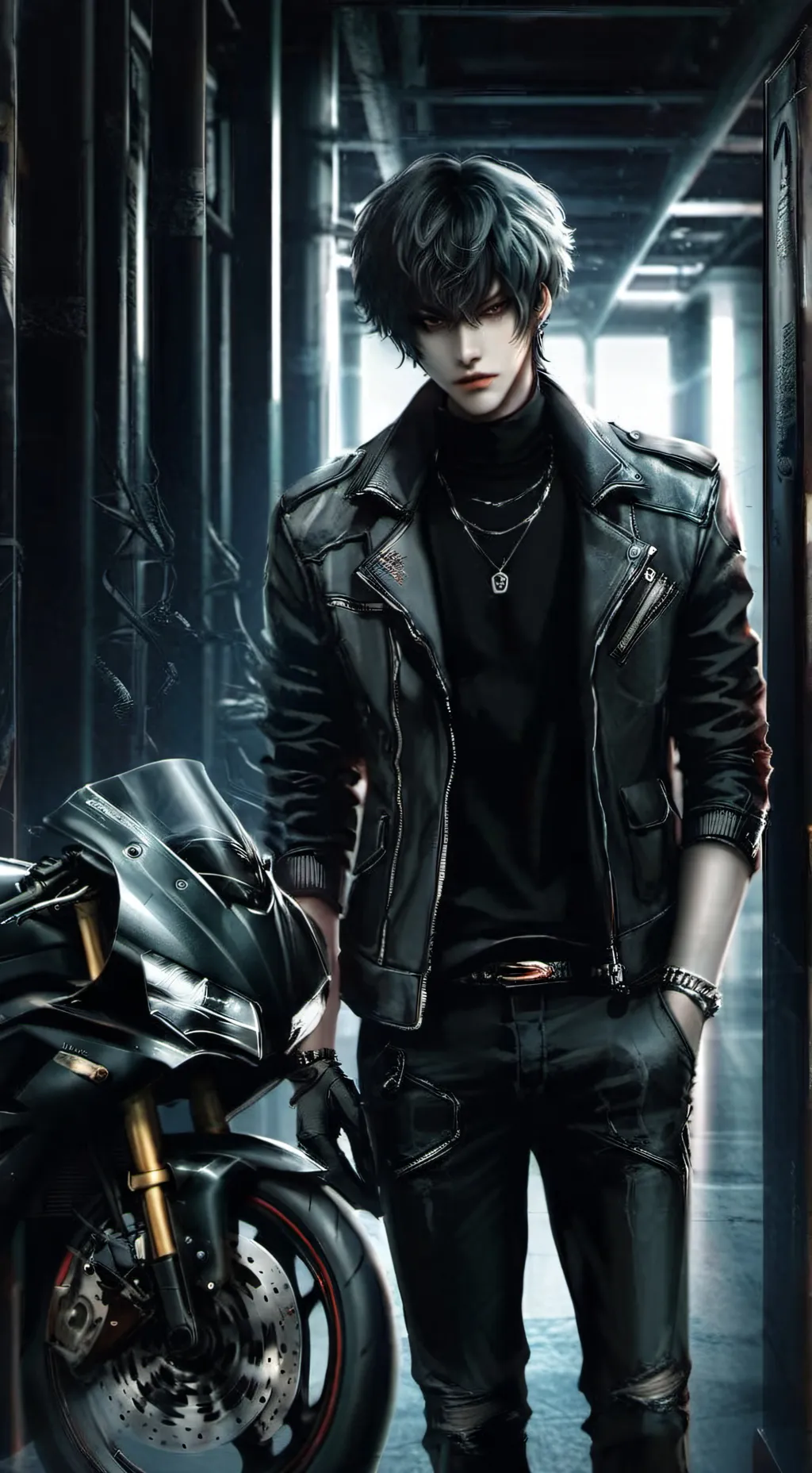 ai character: Leo background