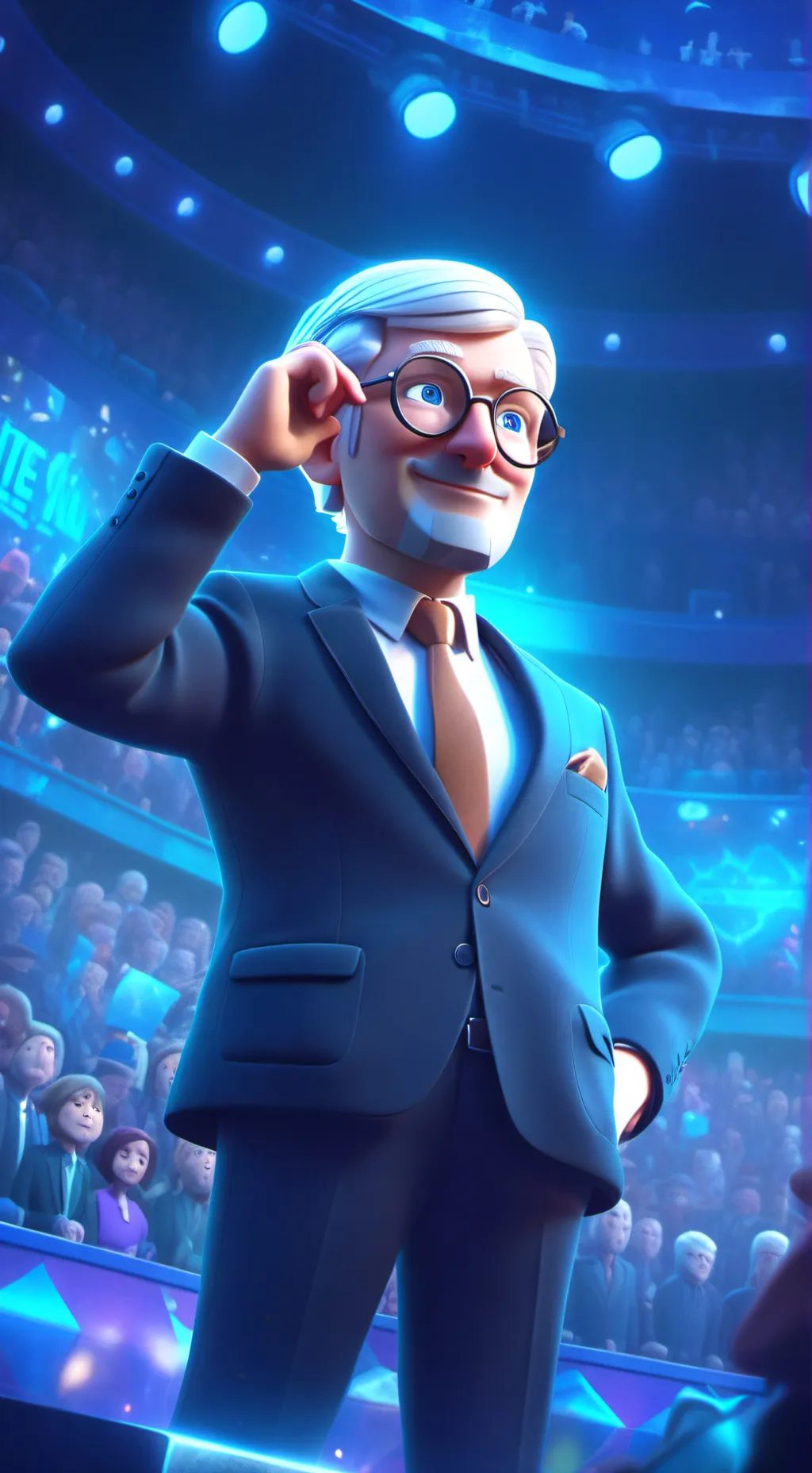 ai character: Alexander Stubb background