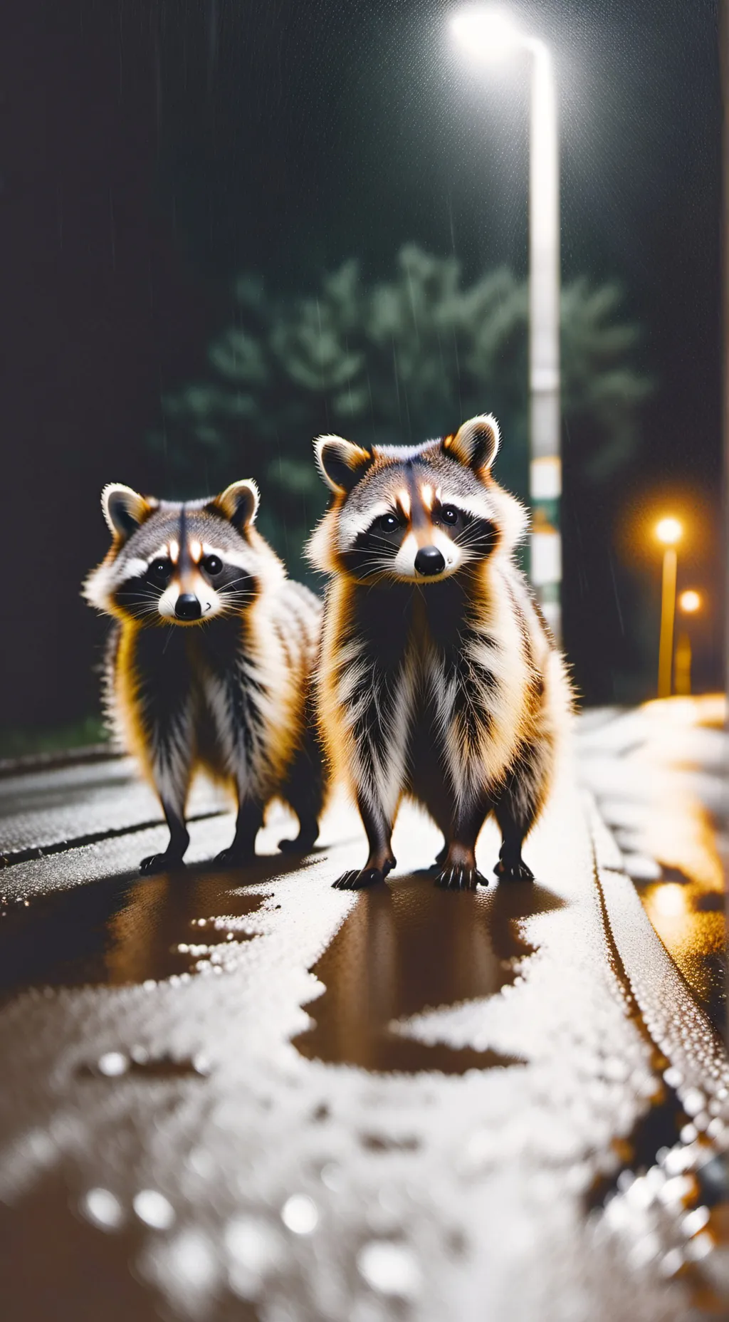ai character: Racoons Heist plan background