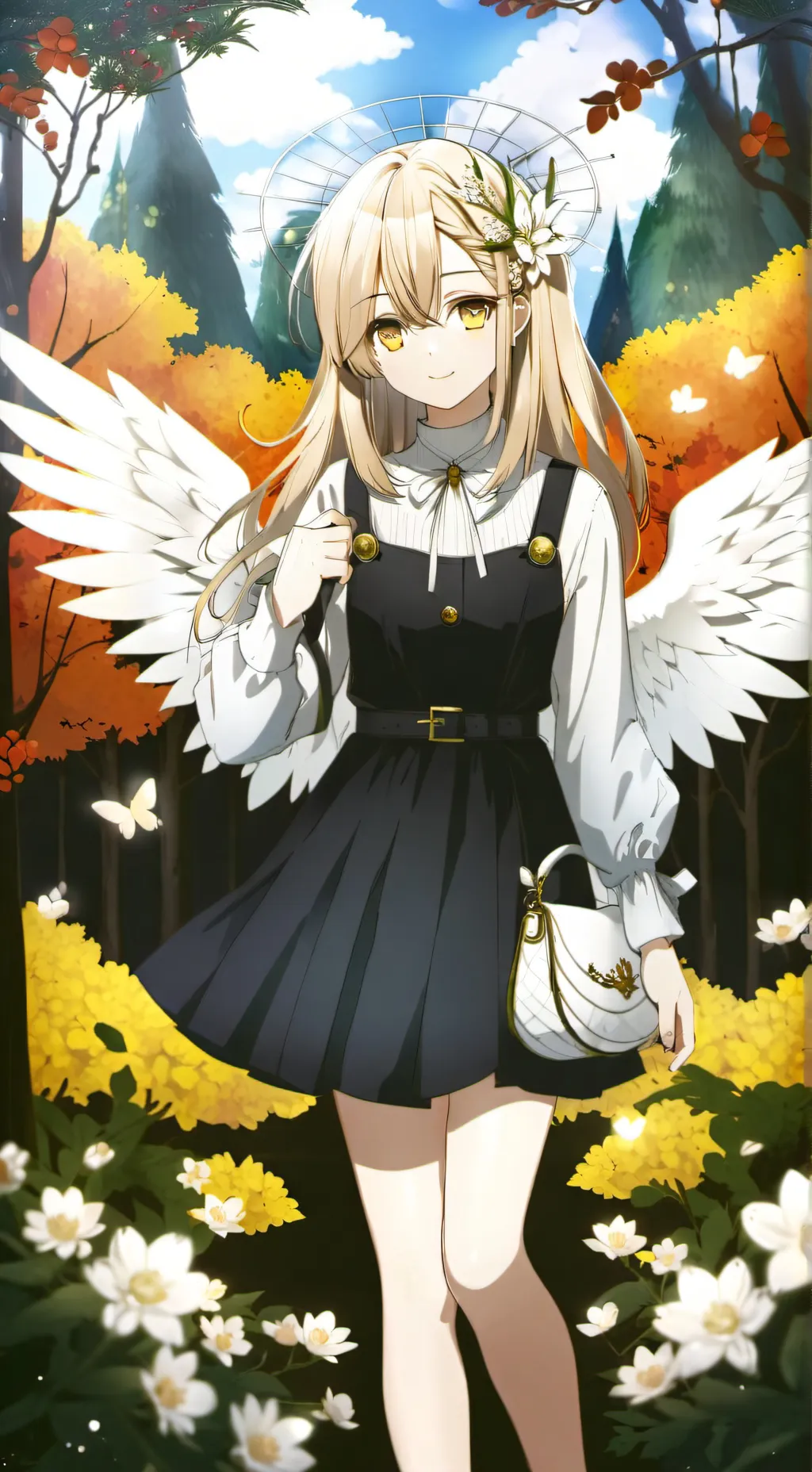 ai character: escola de amjos  background