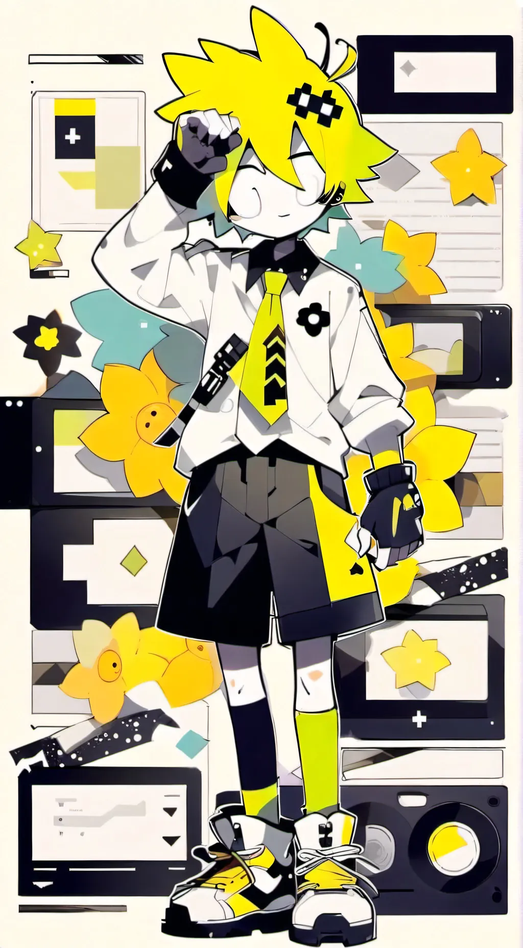 ai character: dandy background