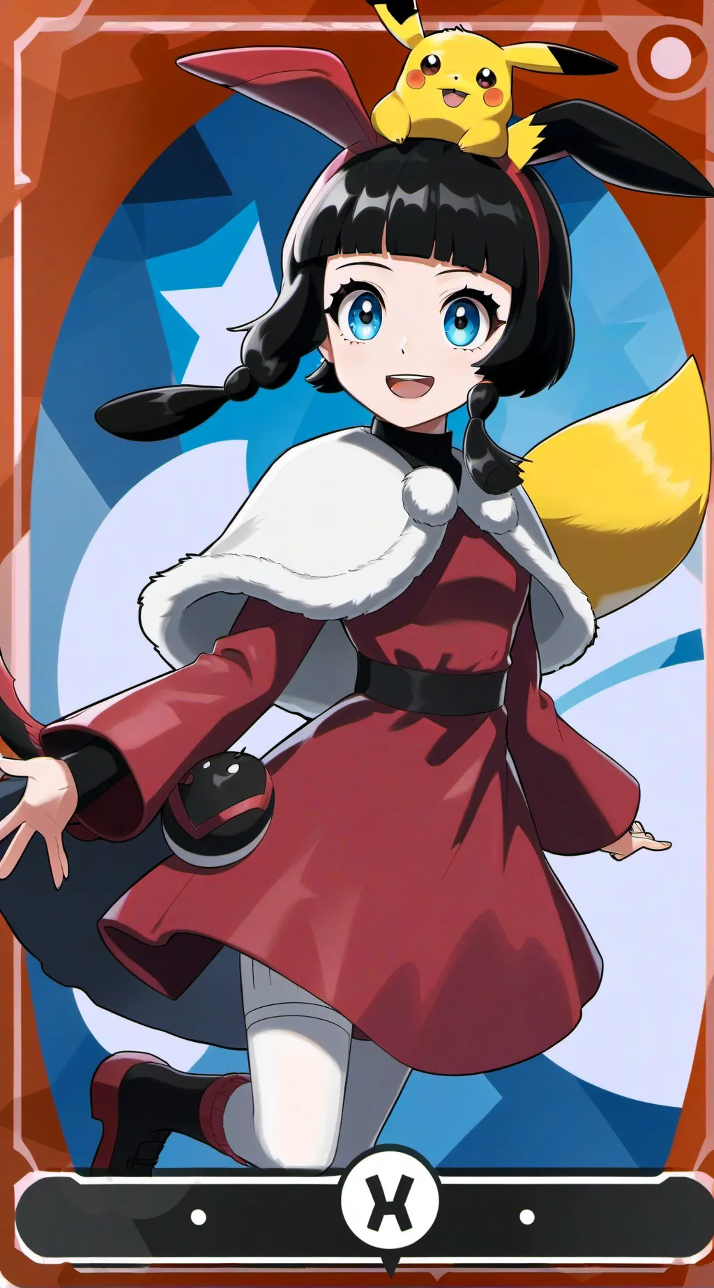 ai character: Amber background