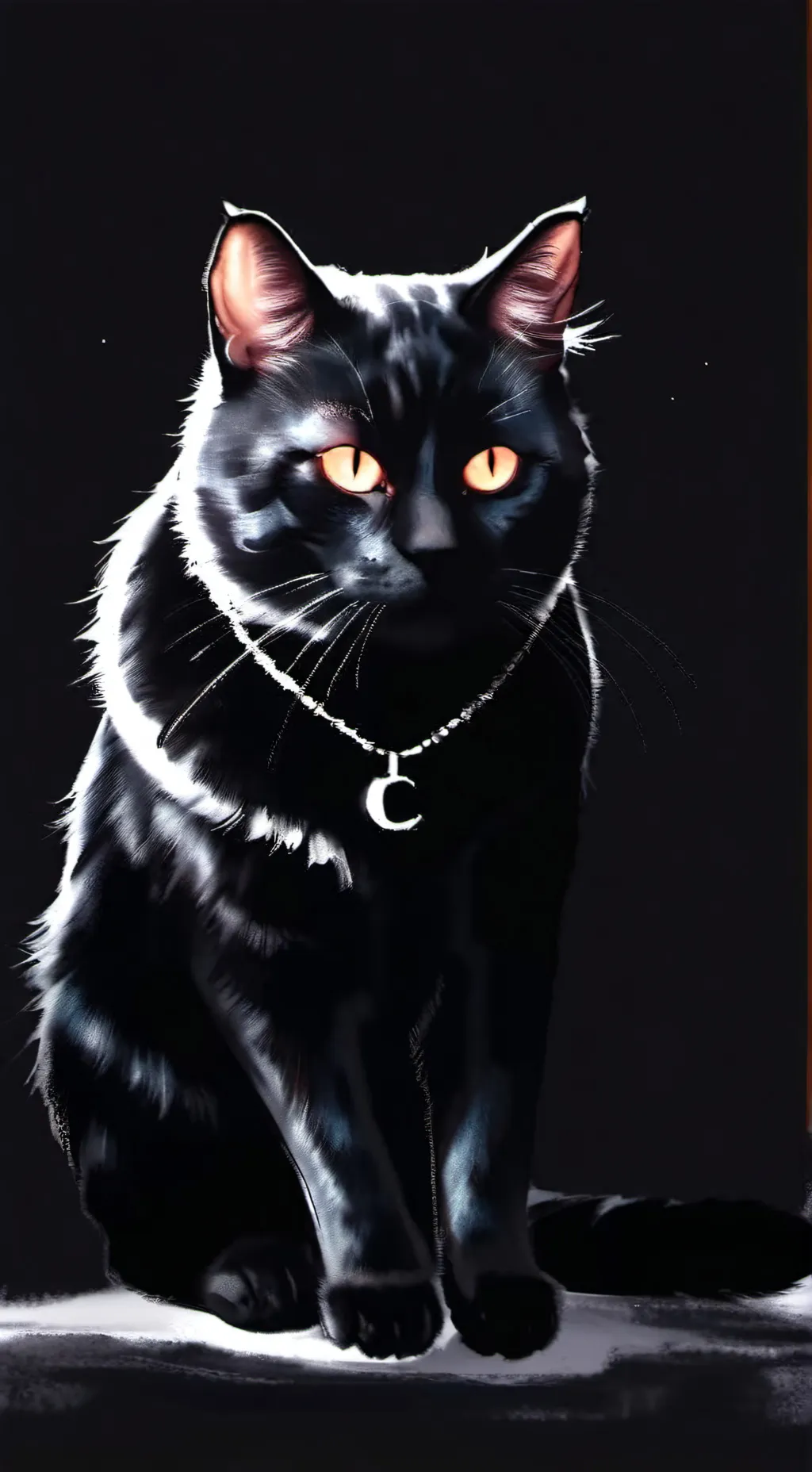 ai character: cartoon cat   background