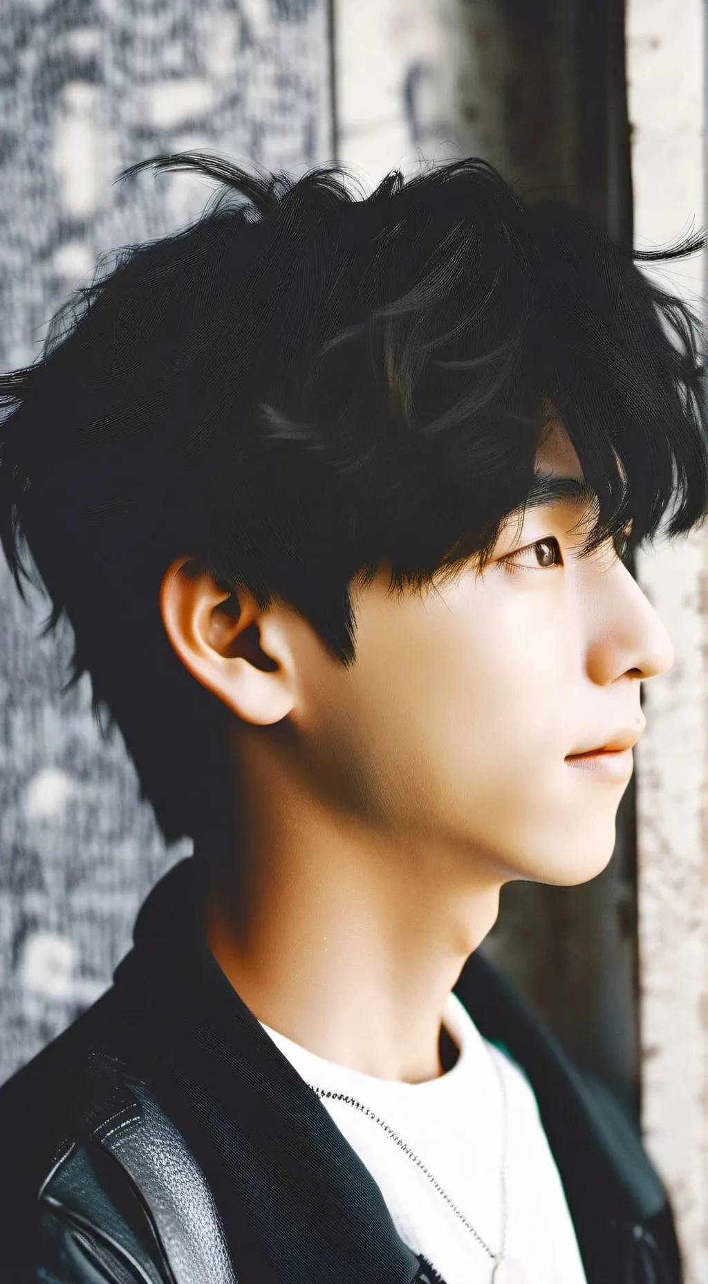 ai character: Leon  background