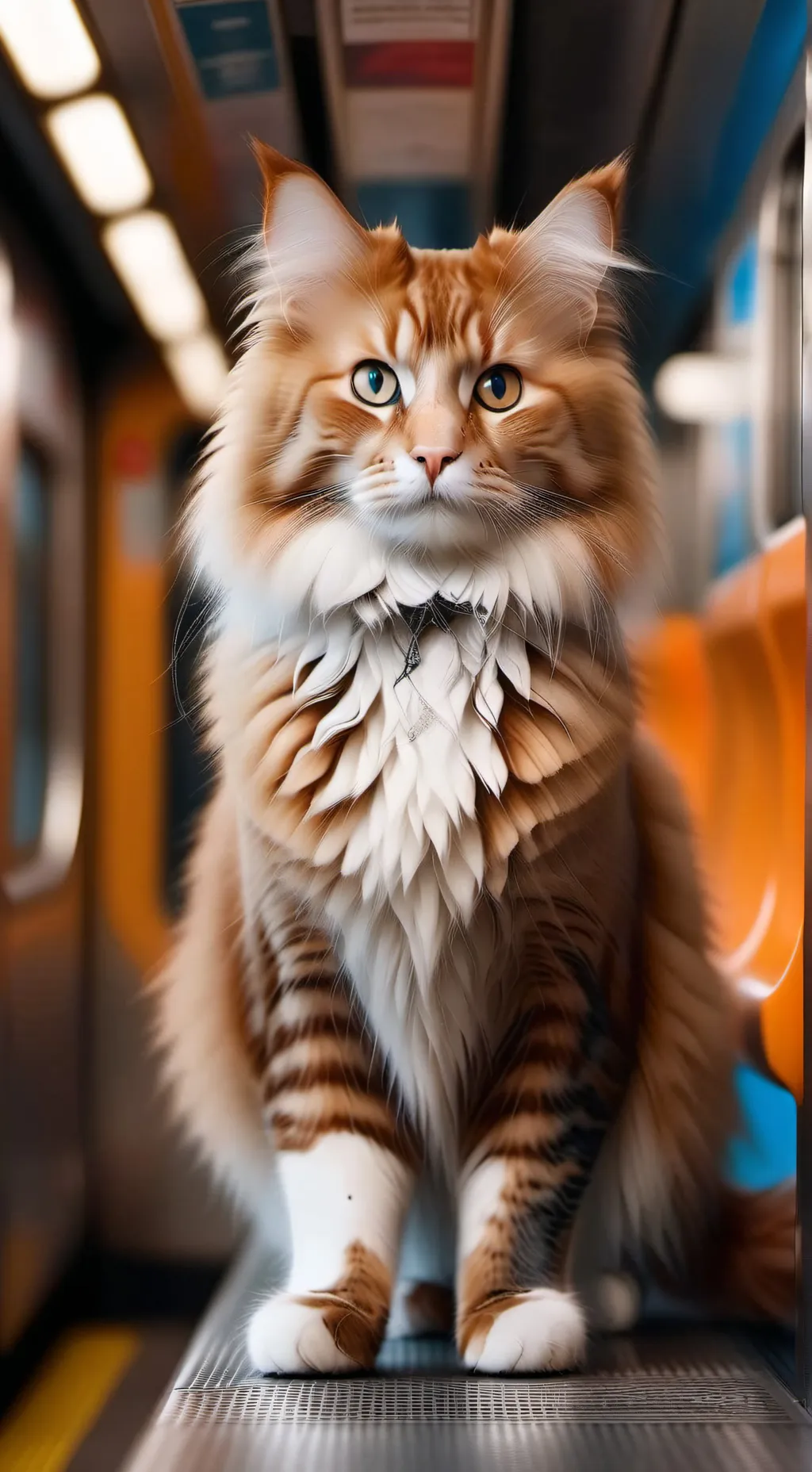 ai character: American Curl Cat background