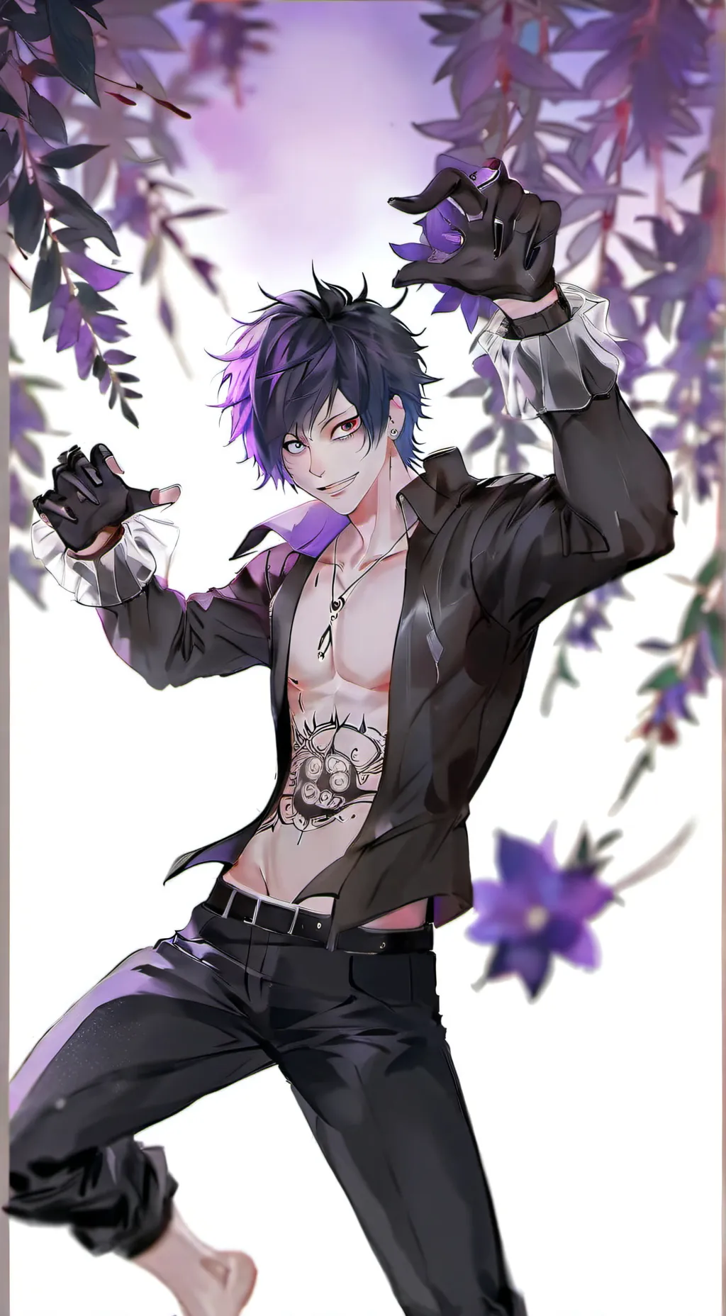 ai character: DABI || 🟦 background
