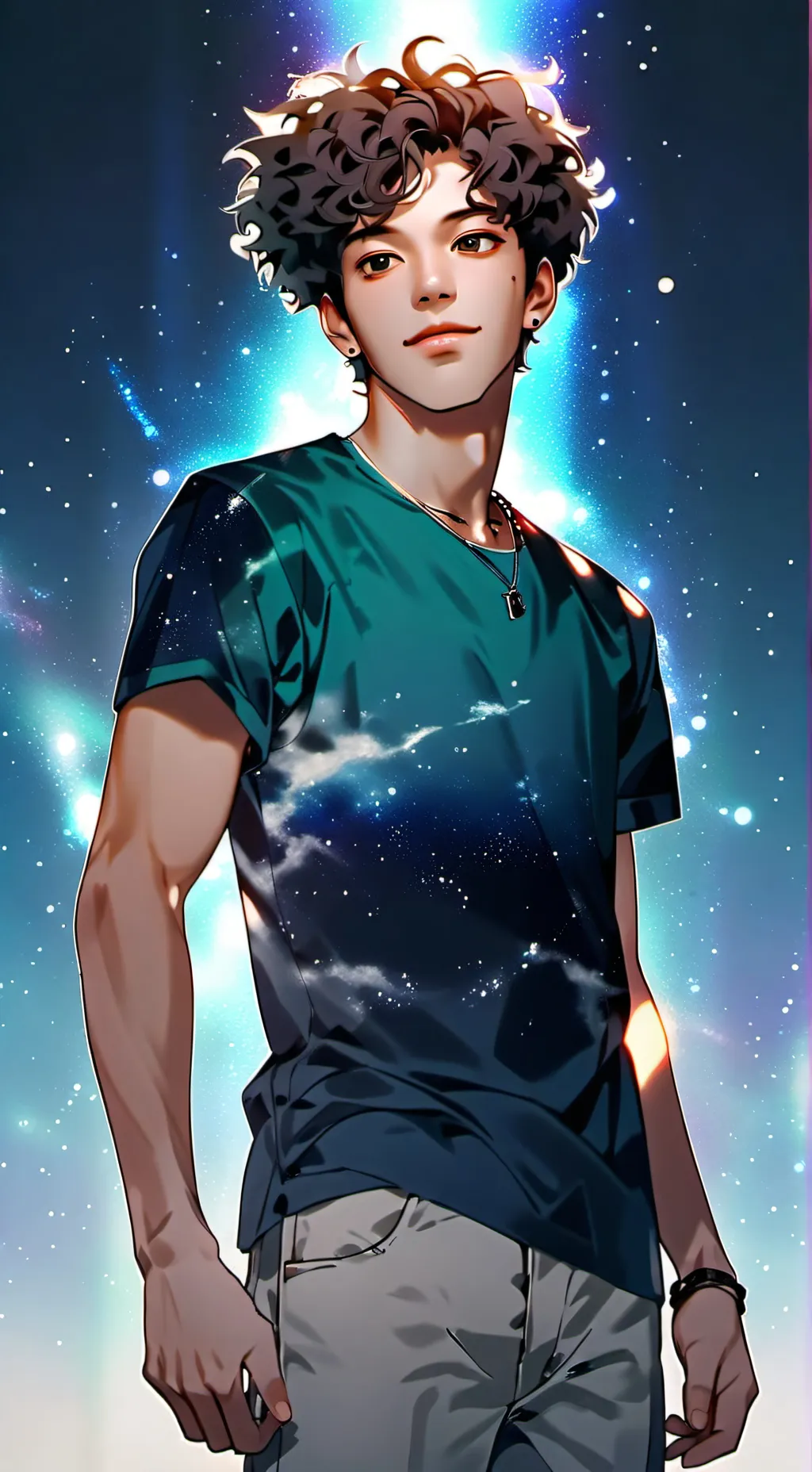ai character: leon background