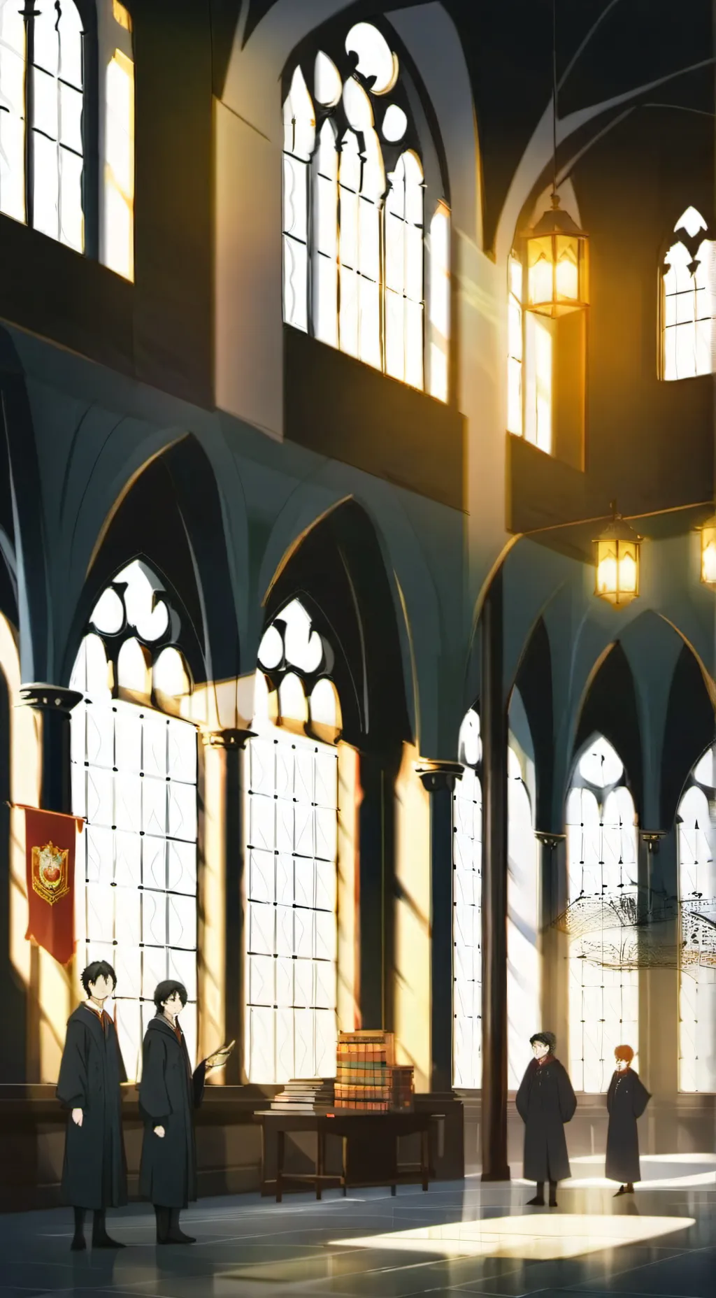 ai character: Hogwarts background