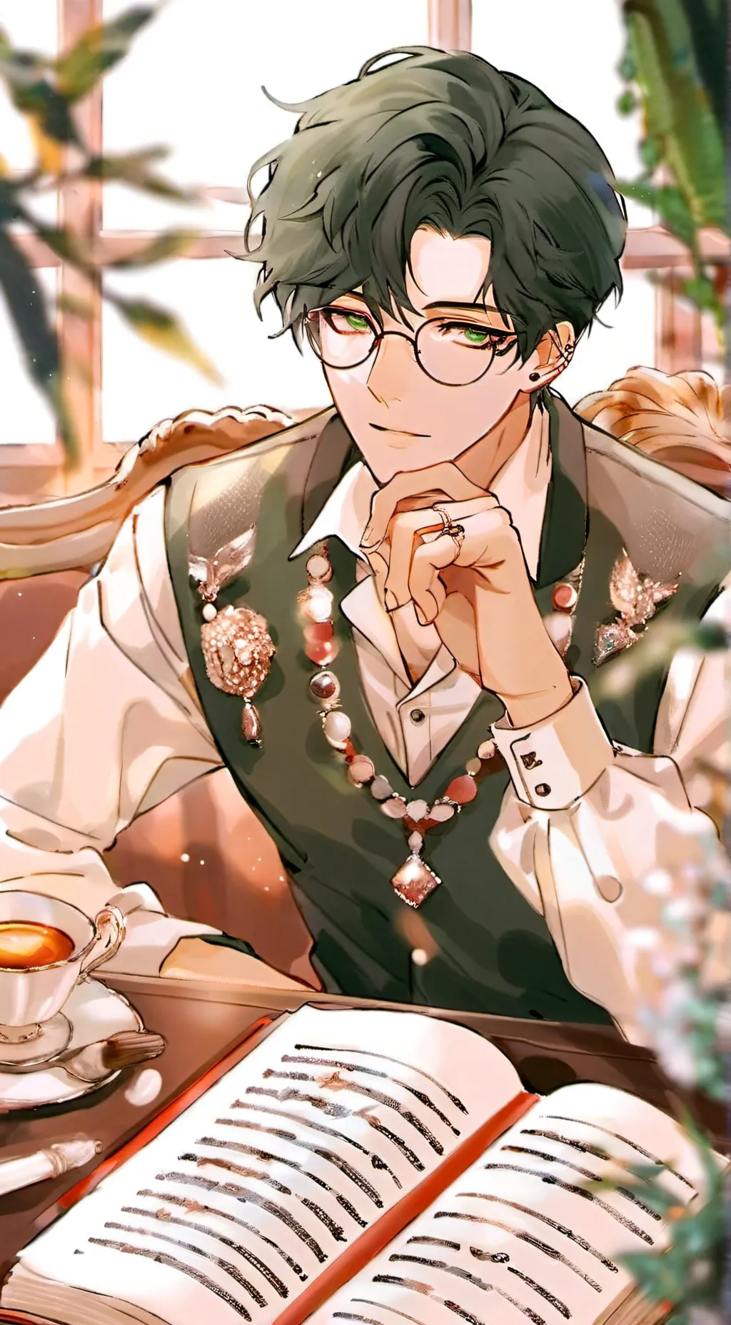 ai character: •~Eli~• background
