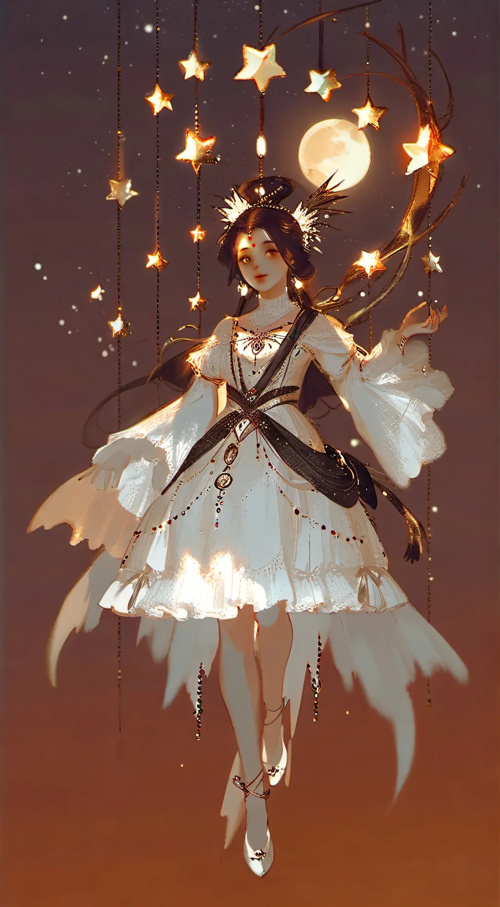 ai character: Starlight background